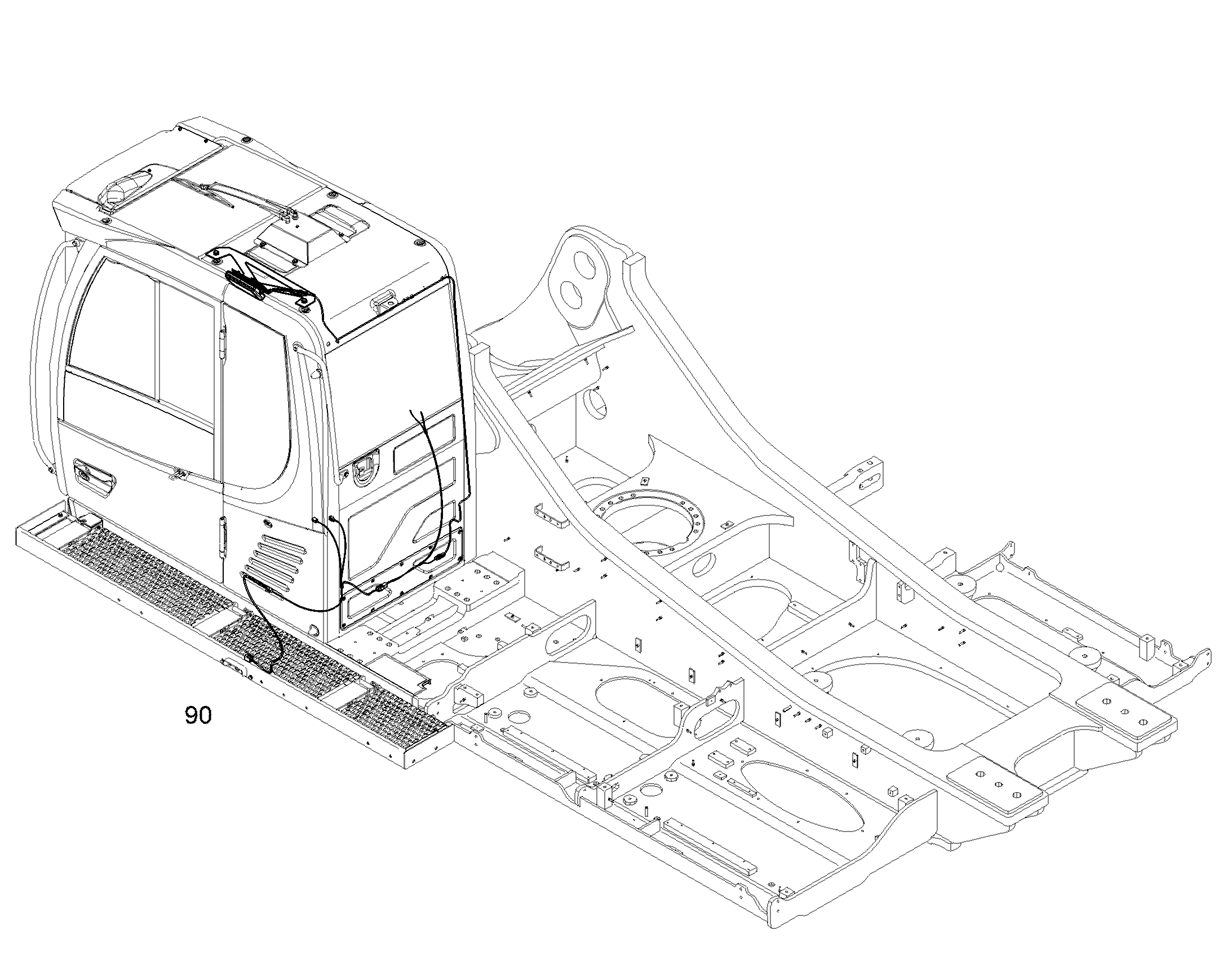 ЭЛЕКТРООСВЕЩЕНИЕ ЛЕСТНИЦЫ 12469717 LIEBHERR