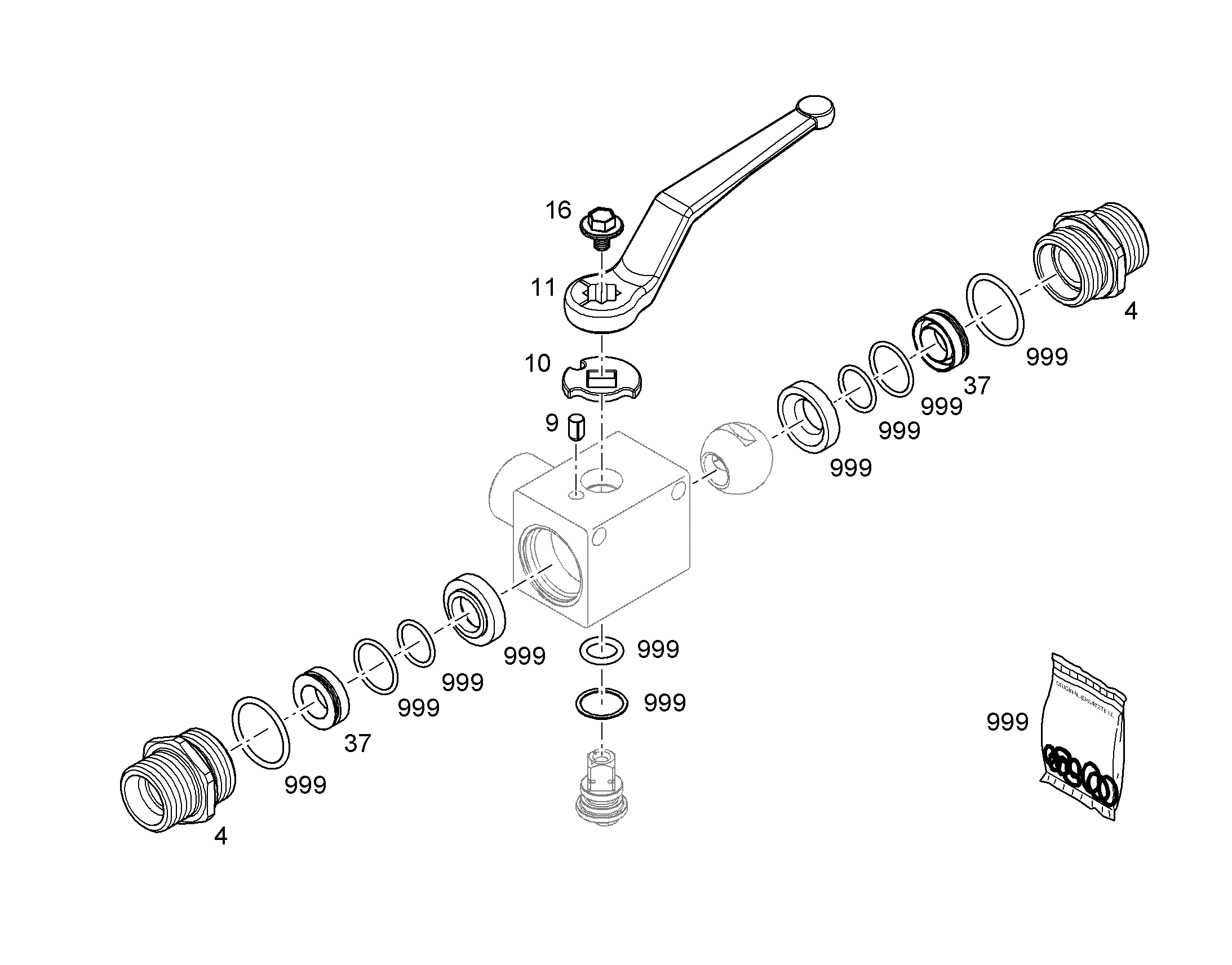 РУЧКА 12250223 LIEBHERR
