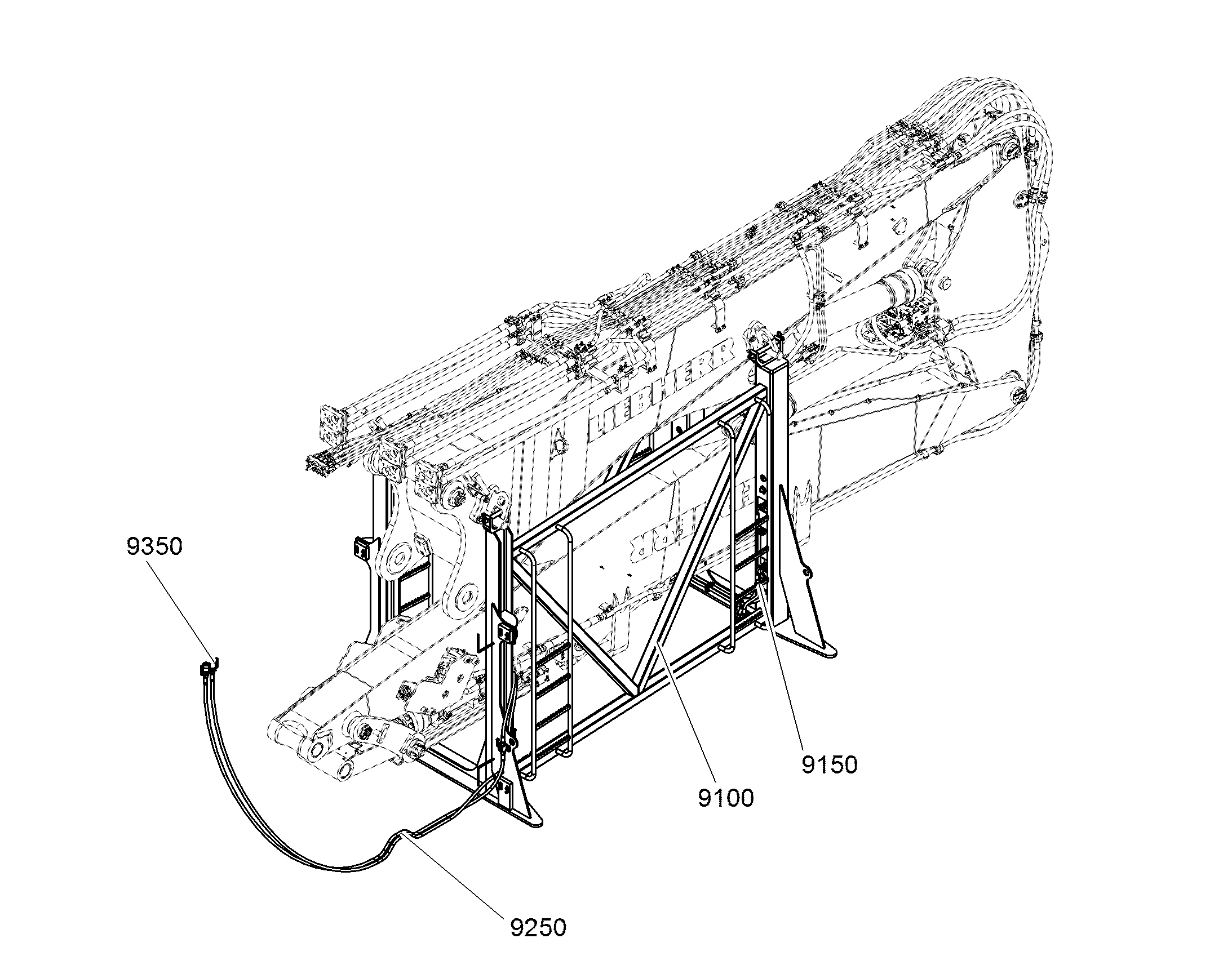 УСТР-ВО Д.ХРАН. БЕЗ ЛЕСТНИЦЫ F. HYDRAULIKSYSTEM 12839706 LIEBHERR