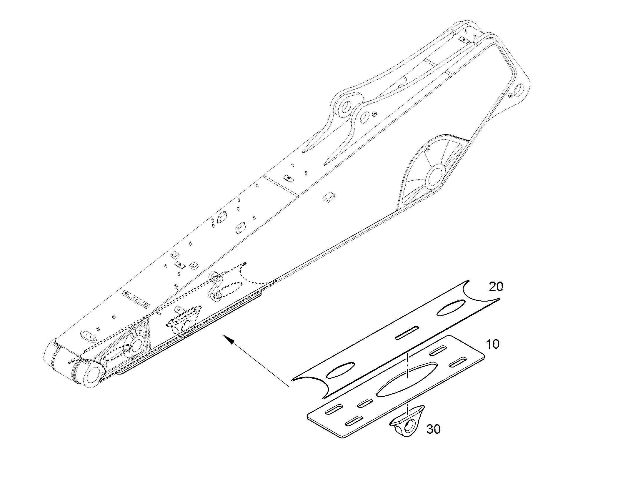 ЗАЩИТНЫЙ ЛИСТ НИЖНИЙ 12919420 LIEBHERR