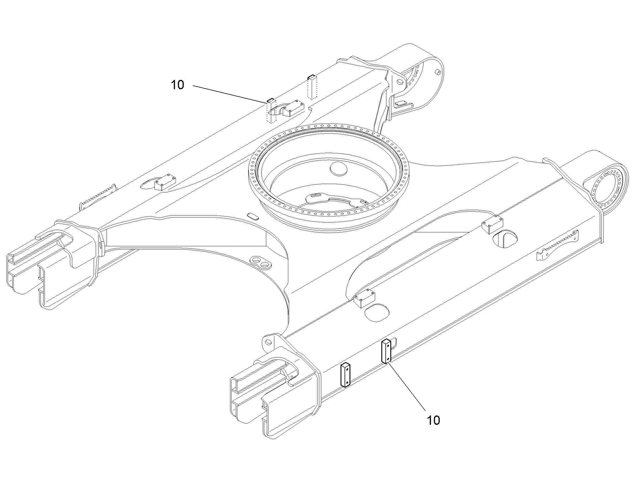 MODIFICATION UNDERCARRIAGE STB 12912646 LIEBHERR