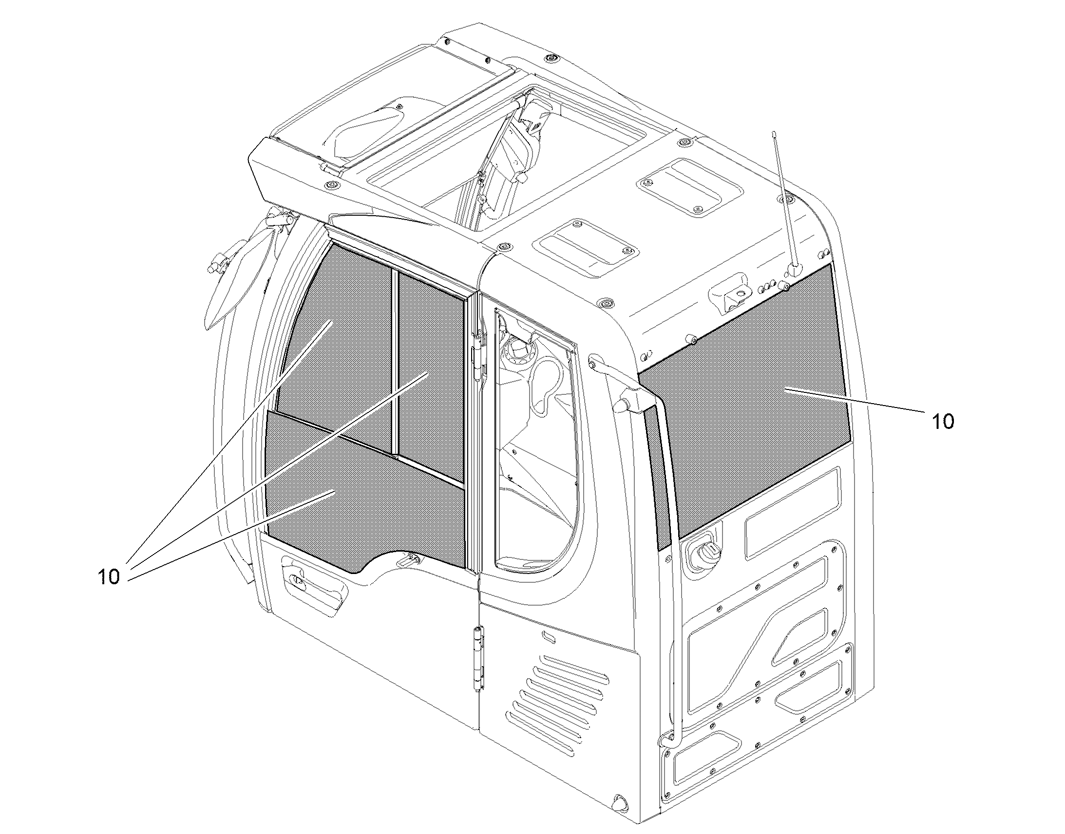 ПЛЕНКА СОЛНЦЕЗАЩИТ. Д. КАБИНЫ 9898633 LIEBHERR