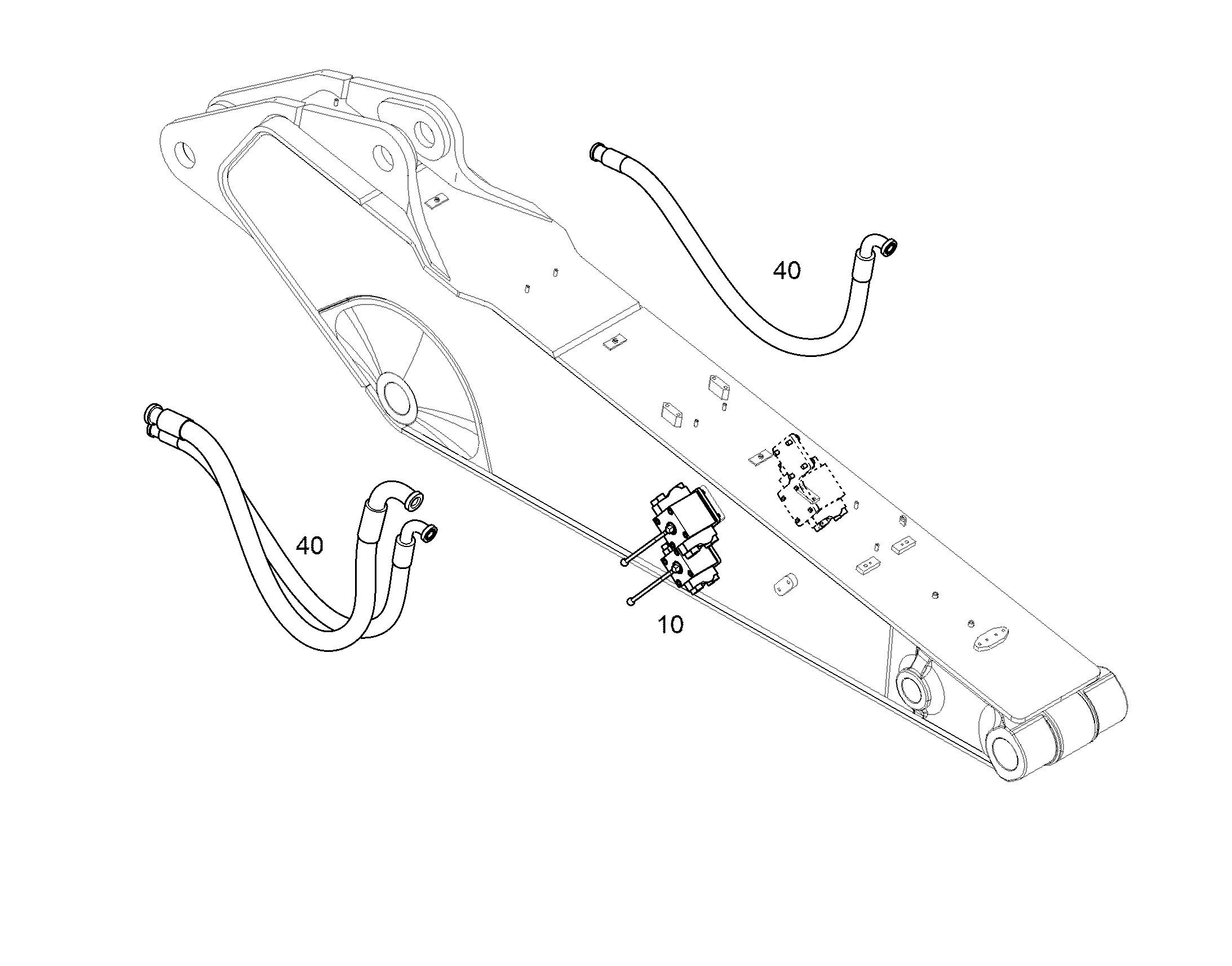ПРОВОДКА МОНТАЖ AHS 12939542 LIEBHERR