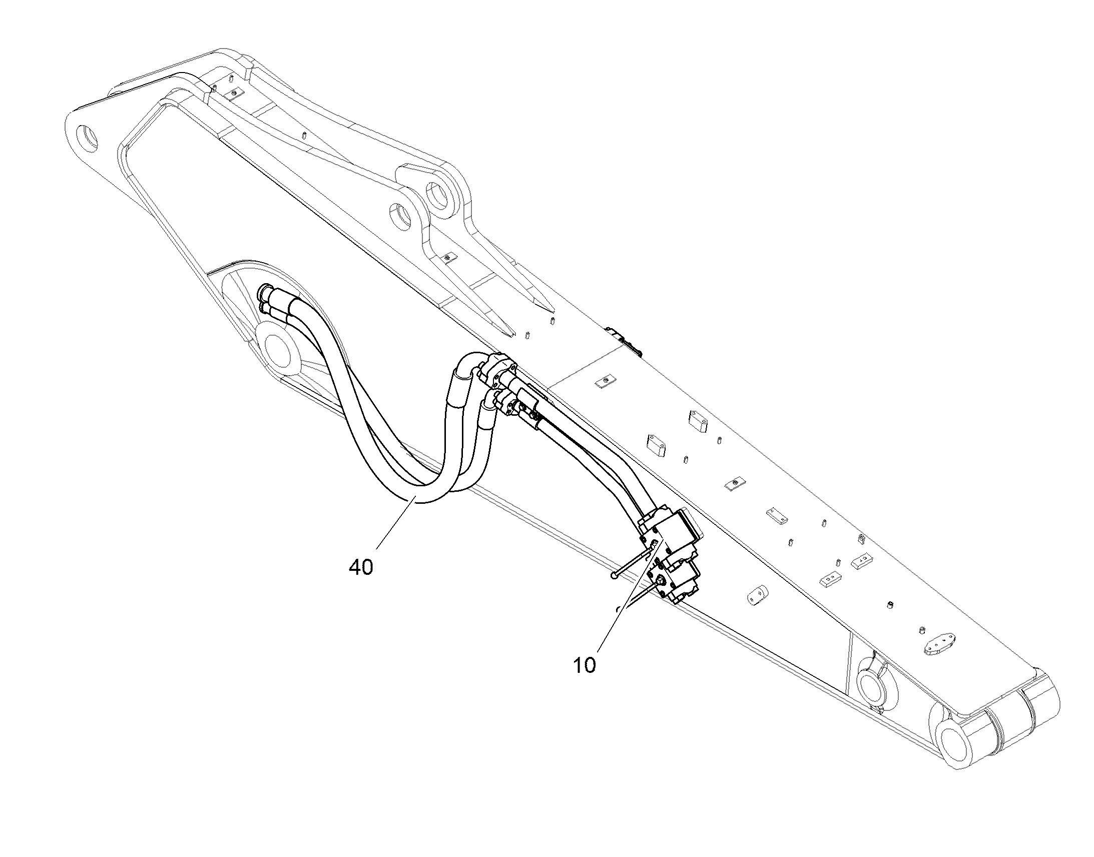 ПРОВОДКА МОНТАЖ AHS 12930158 LIEBHERR