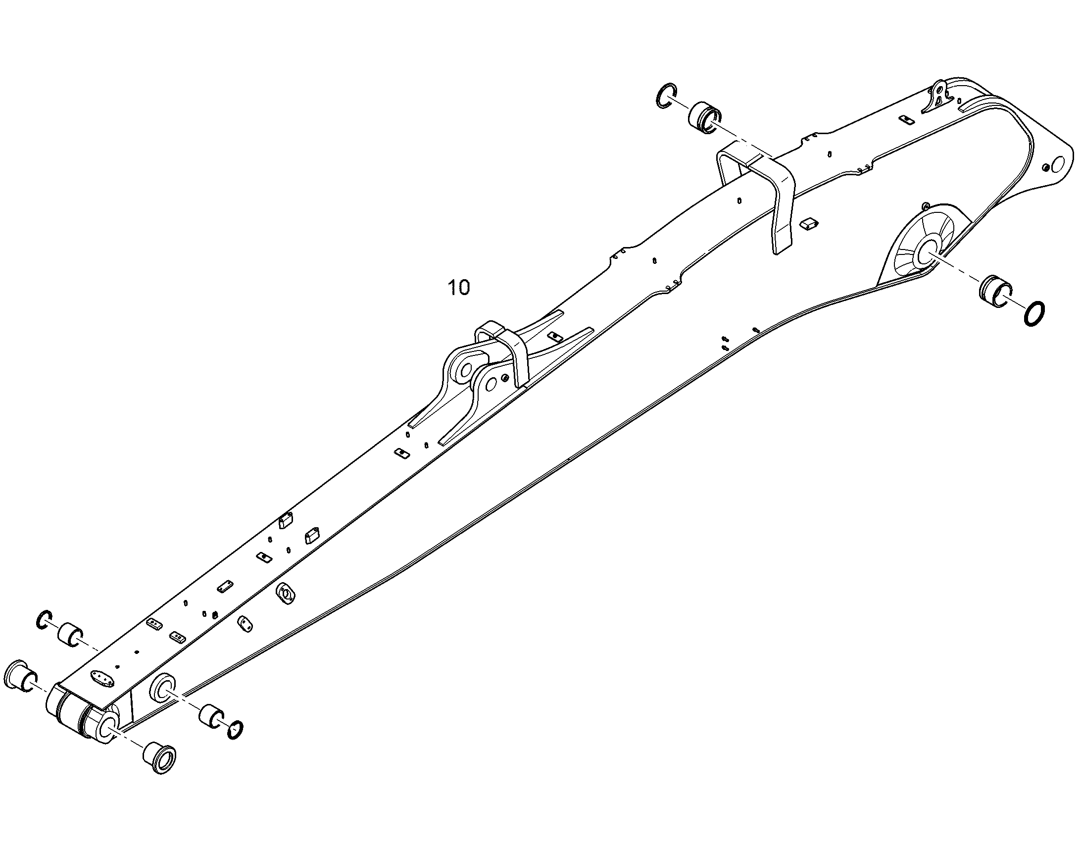 РУКОЯТЬ КОВША 12883678 LIEBHERR