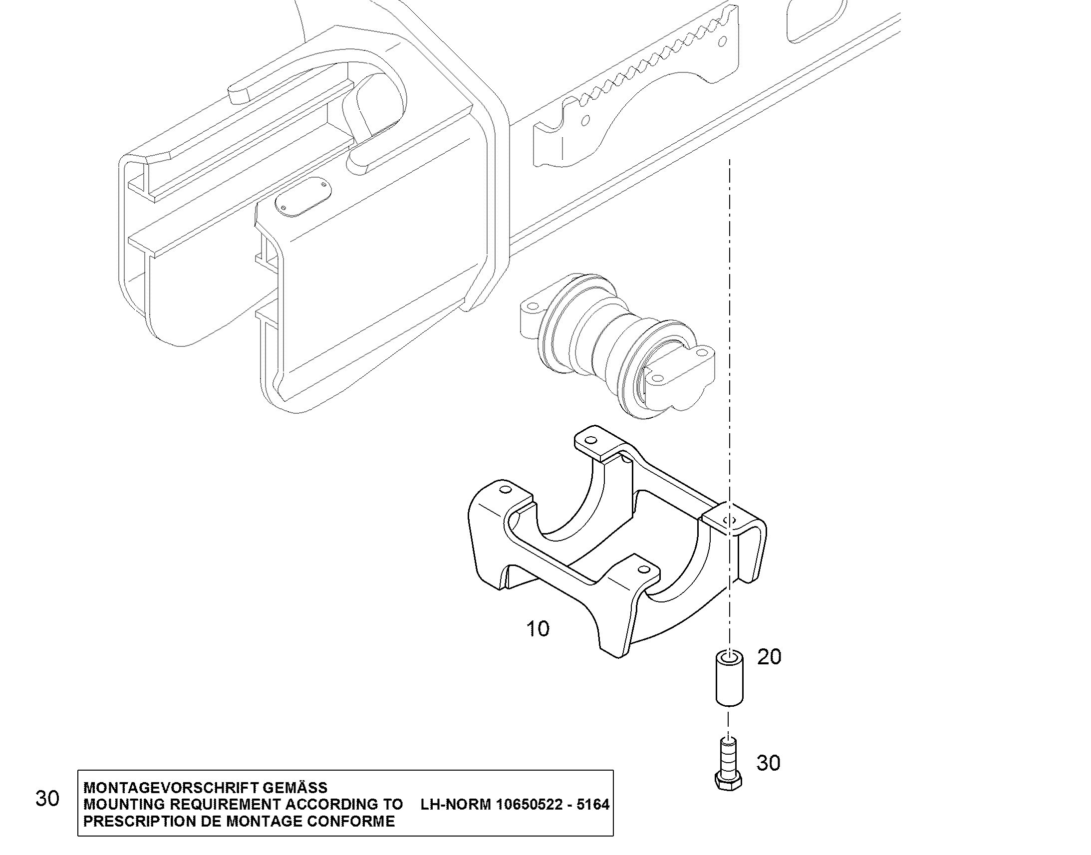 ВТУЛКА КОМПЕНСИРУЮЩАЯ NG18 18,5X28X40 12924681 LIEBHERR