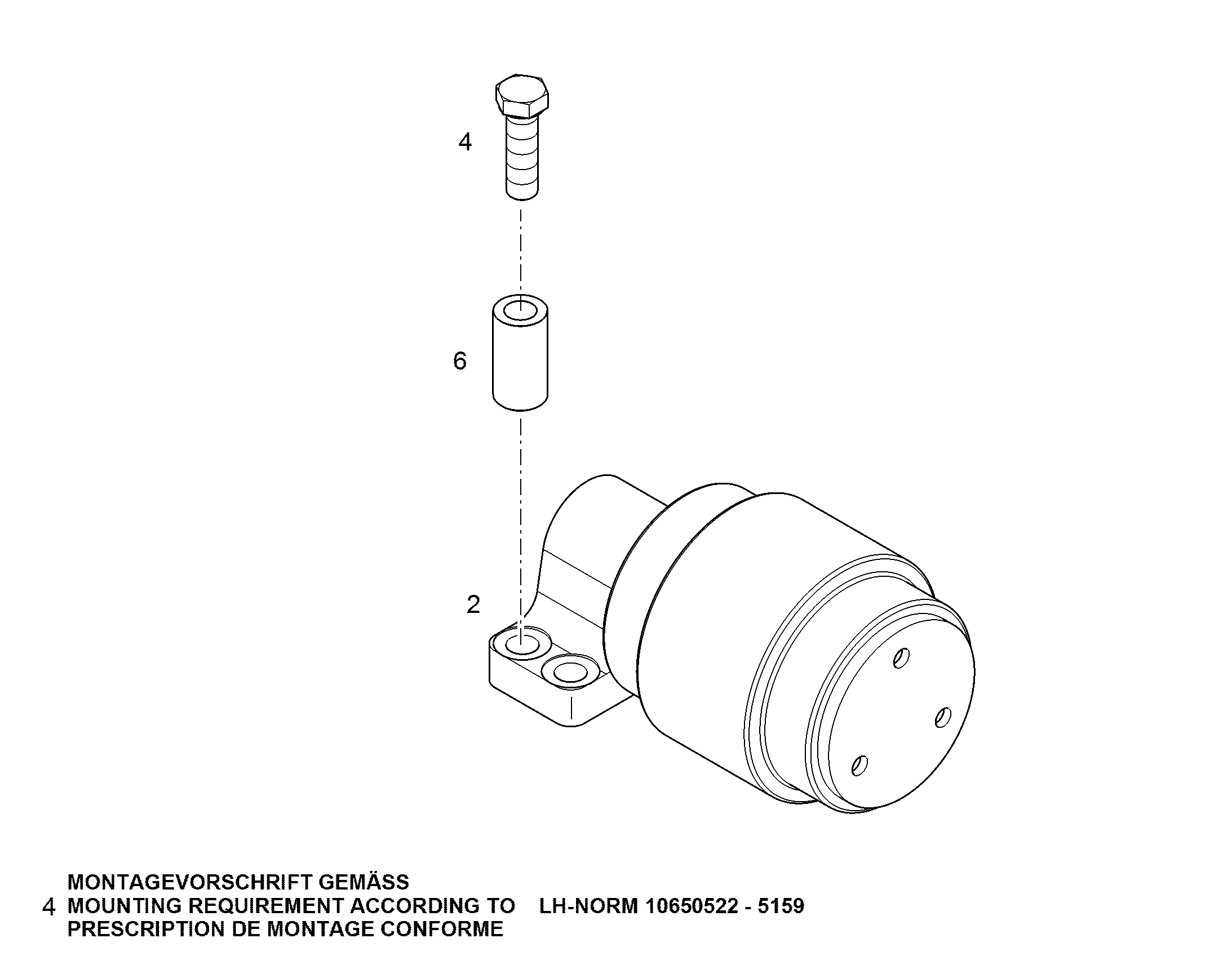 РОЛИК ПОДДЕРЖИВАЮЩИЙ B60 11692609 LIEBHERR