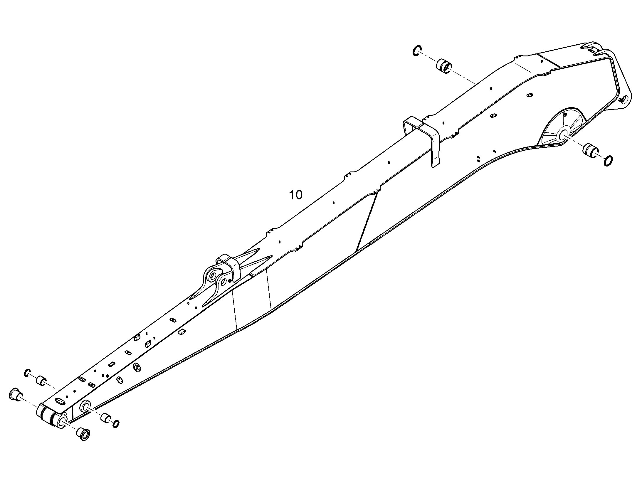 РУКОЯТЬ КОВША 12864224 LIEBHERR