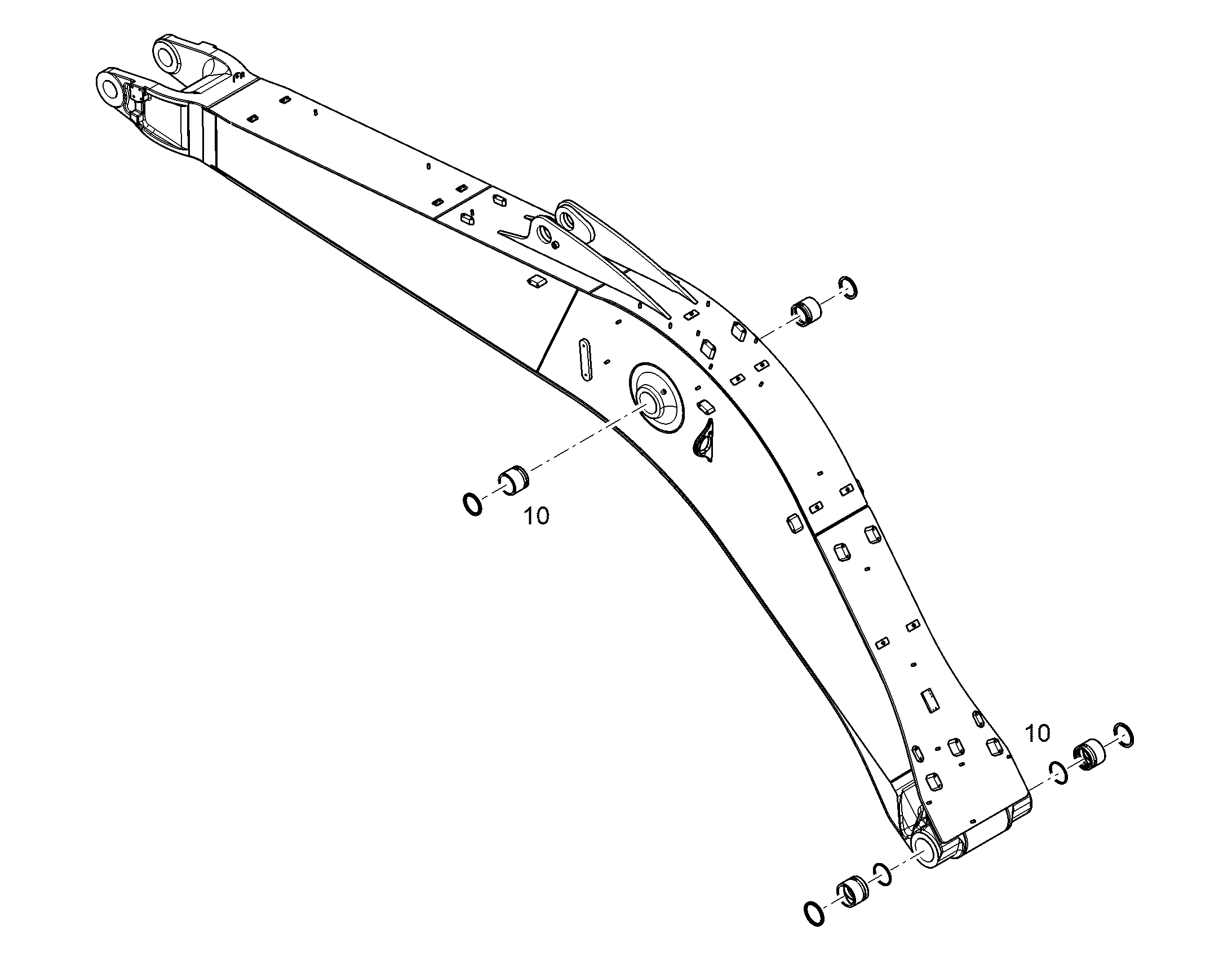 СТРЕЛА ОДНОКОРПУСНАЯ 5,70M 12978971 LIEBHERR