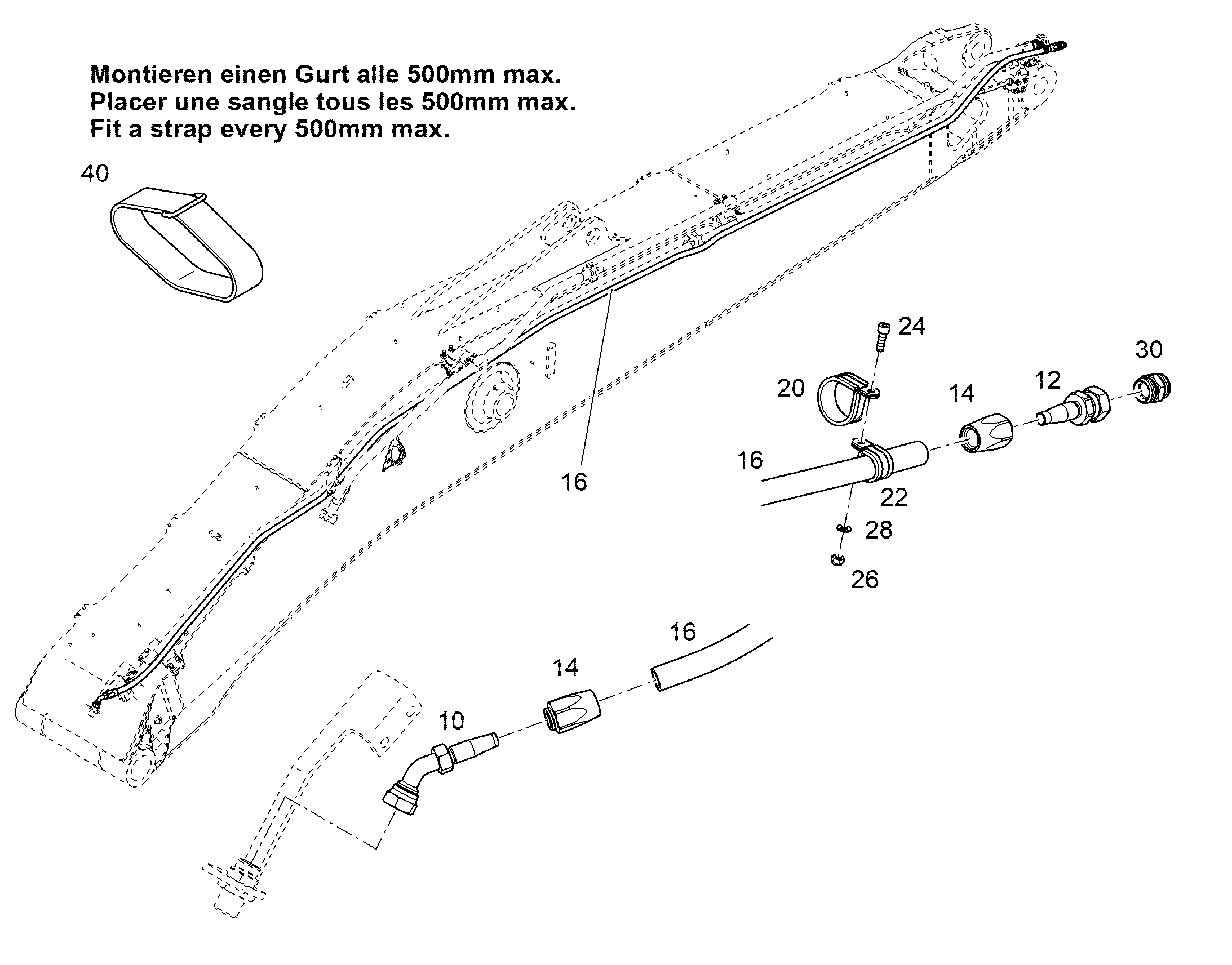 АРМАТУРА ВИНТОВАЯ DN20 12257407 LIEBHERR