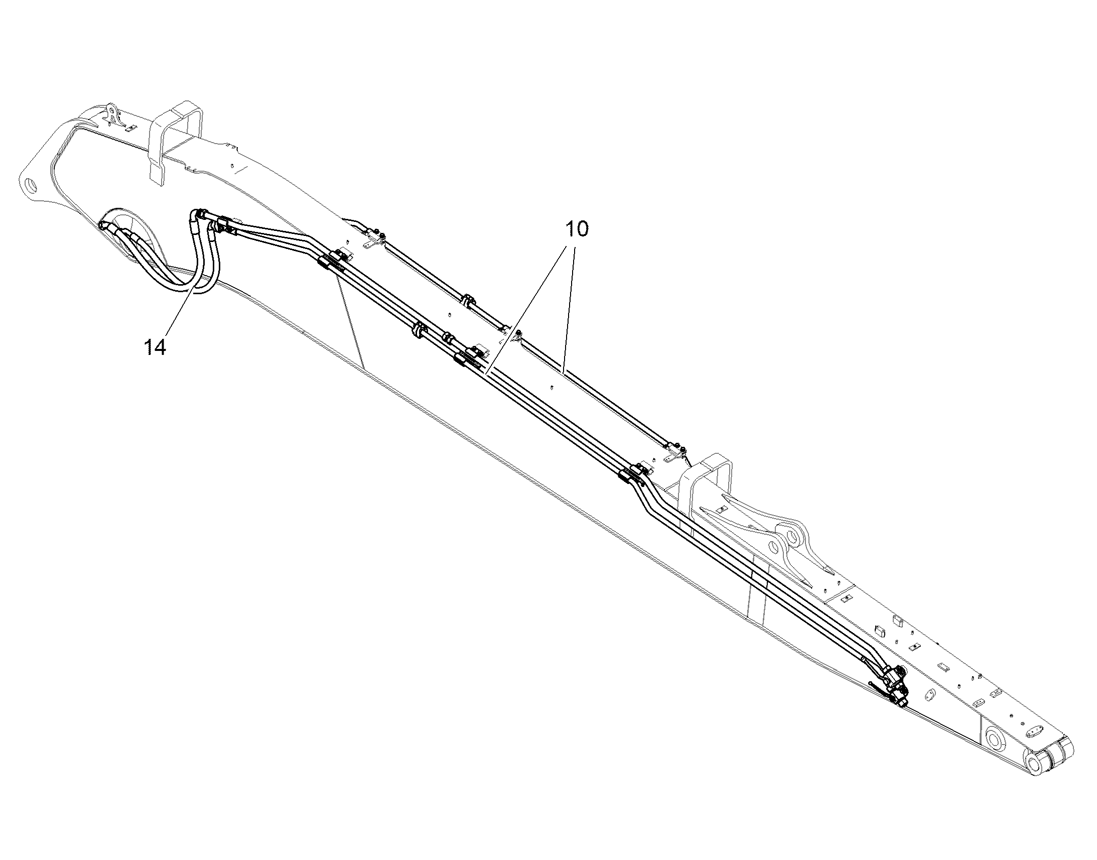 ПРОВОДКА МОНТАЖ AHS 12572582 LIEBHERR