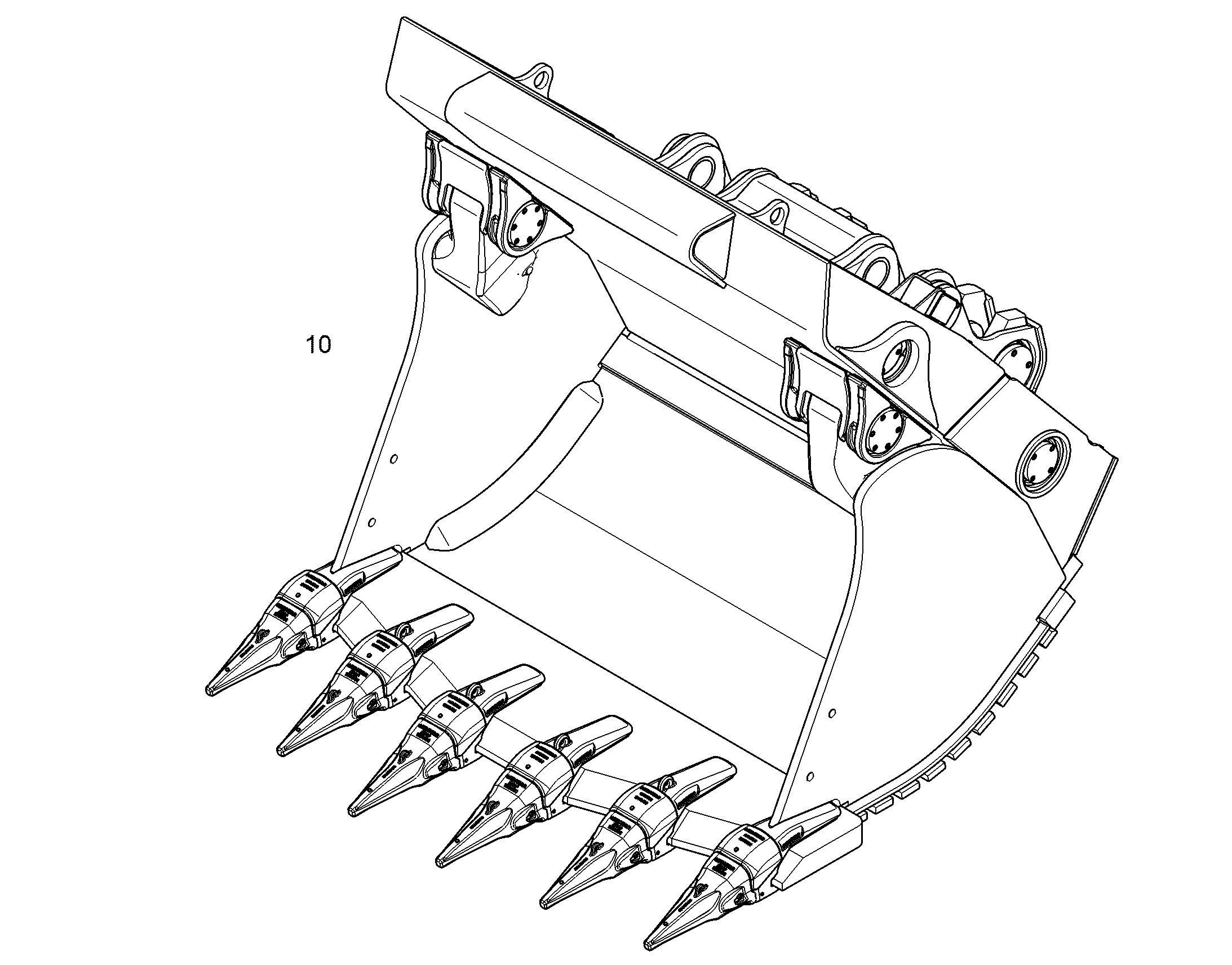 КОВШ ОТКИДНОЙ 2700MM 5,6M3 12875685 LIEBHERR