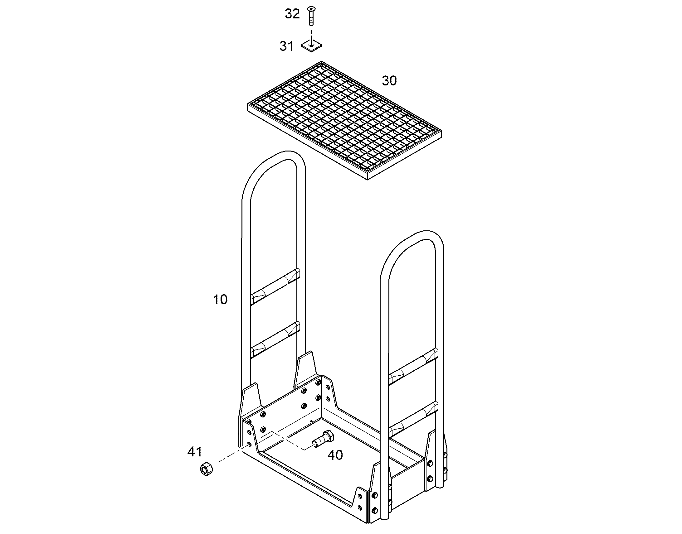 ПЛАТФОРМА 12843890 LIEBHERR