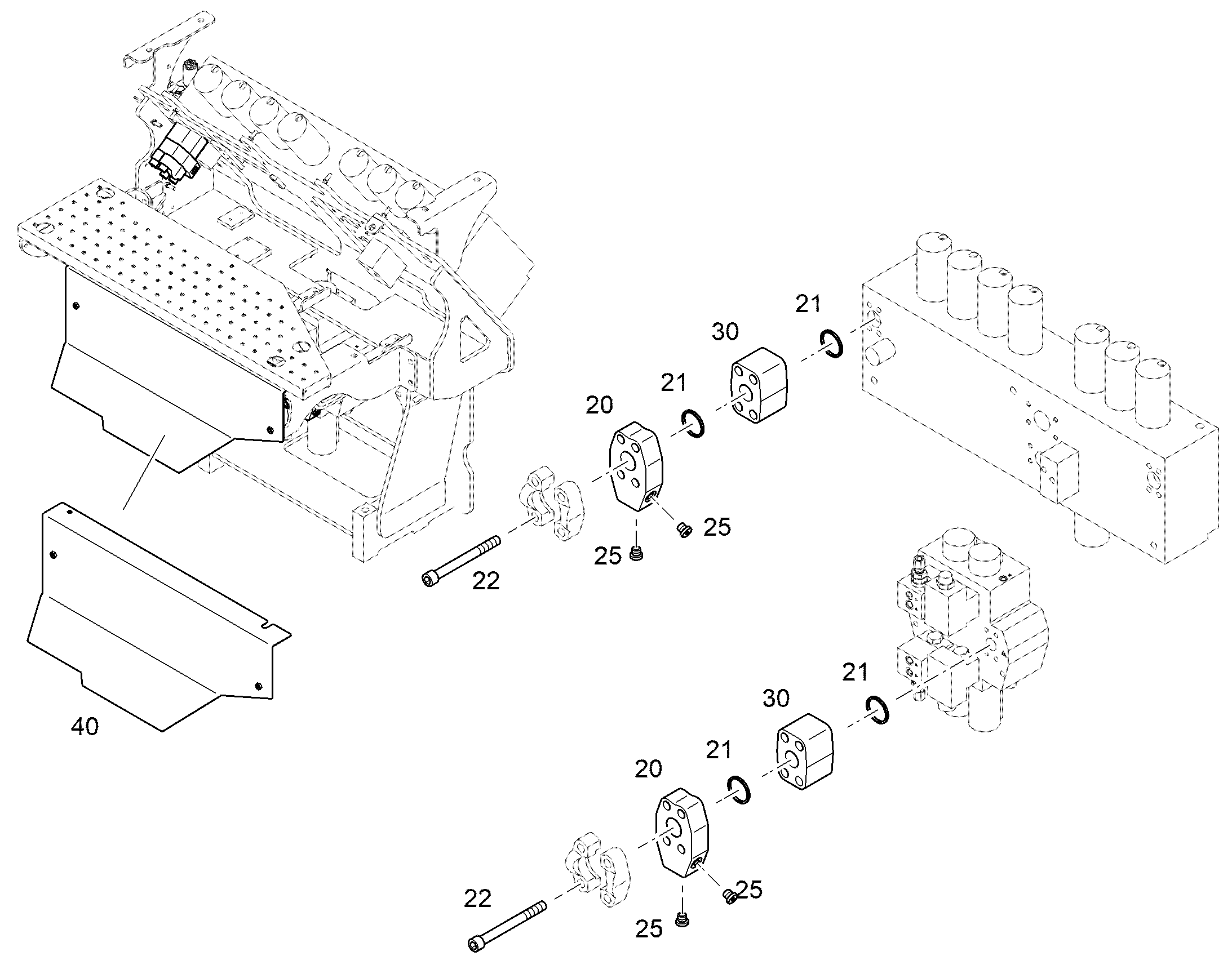INTERMEDIATE PIECE 12919223 LIEBHERR