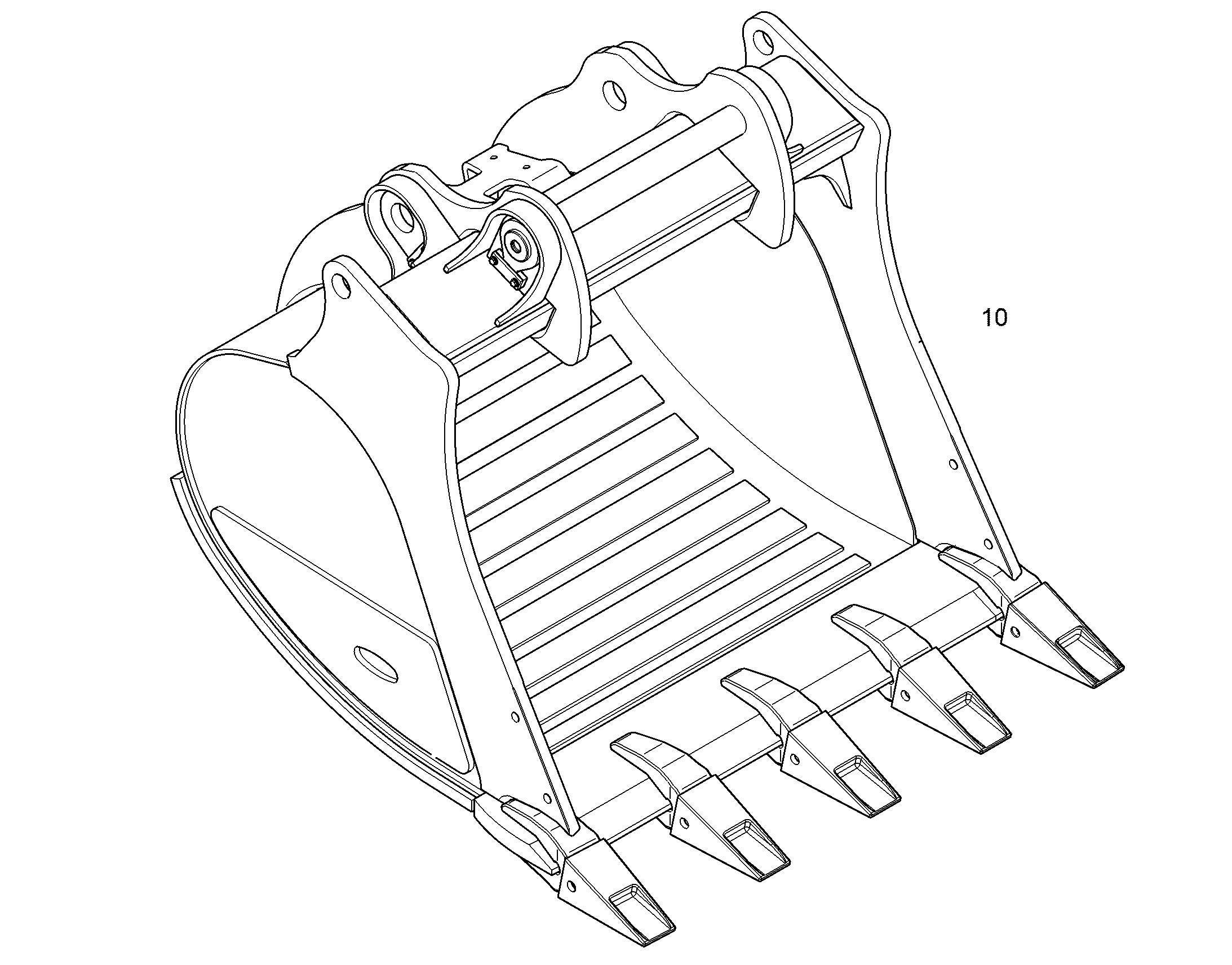 ЛОПАТА ОБРАТНАЯ HD 1950mm 3,0m³ 12984013 LIEBHERR
