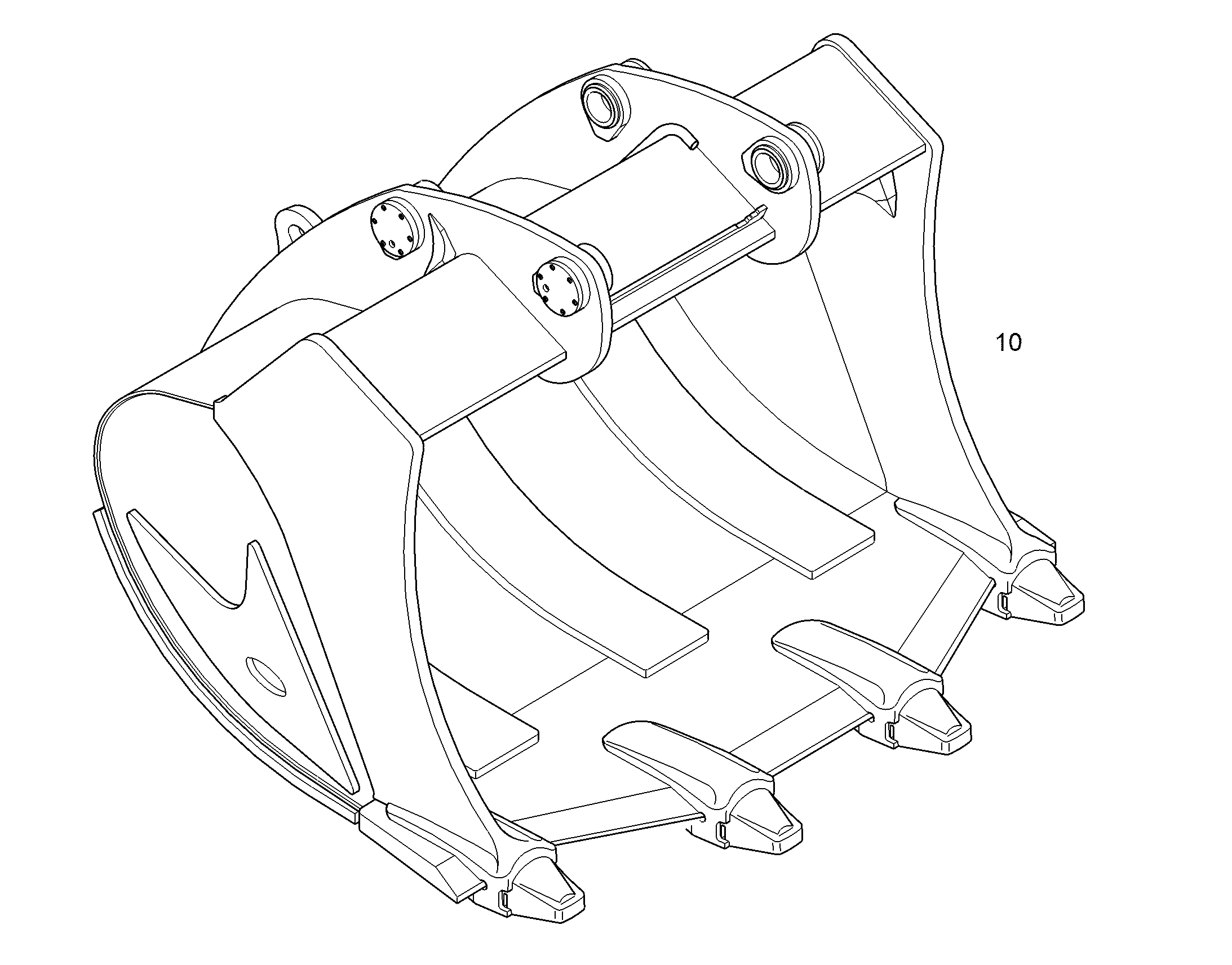 ЛОПАТА ОБРАТНАЯ HD 1750mm 2,35m³ 12984757 LIEBHERR