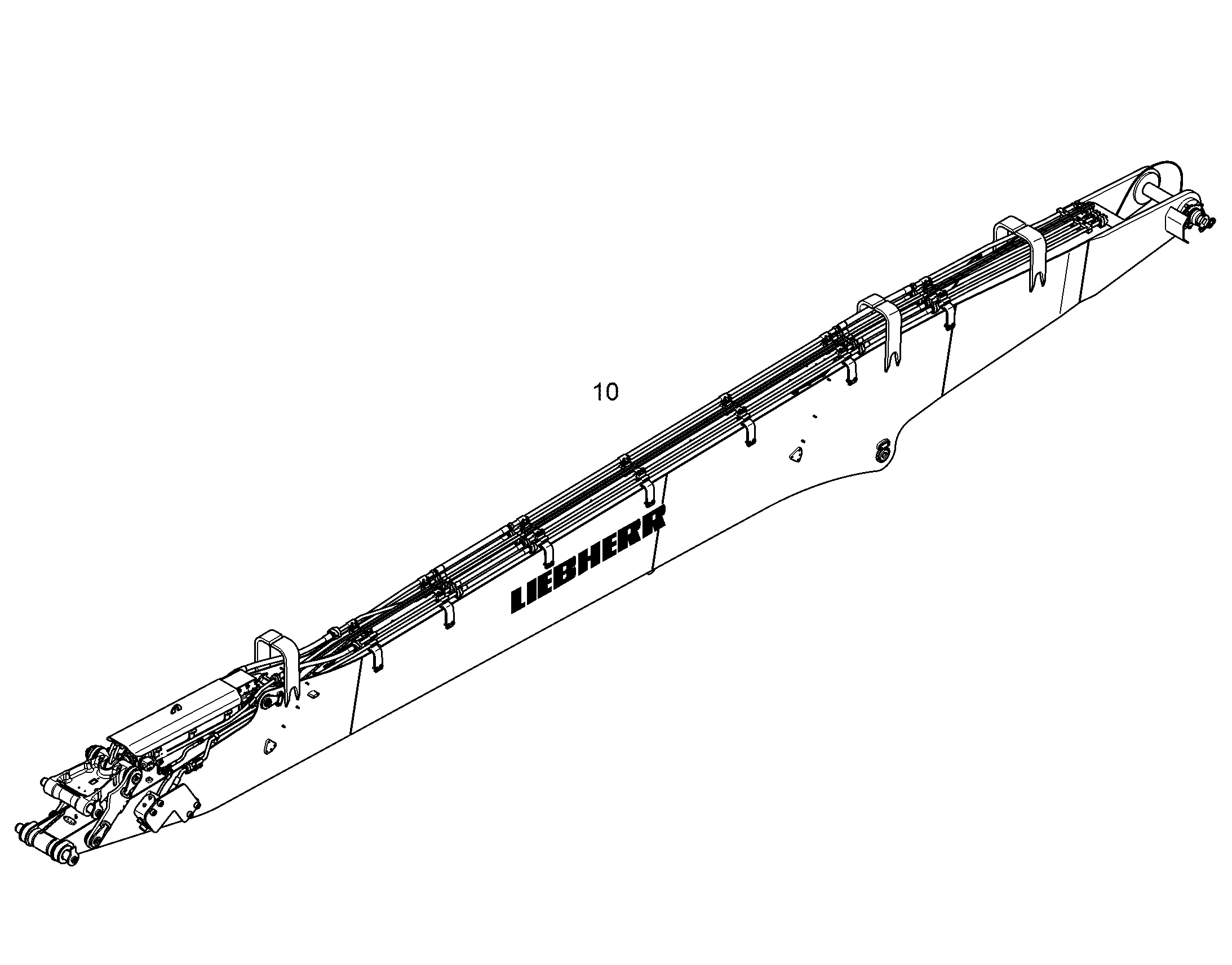 СТЕРЖЕНЬ ДЛЯ СНОСА 13,50M 12548206 LIEBHERR