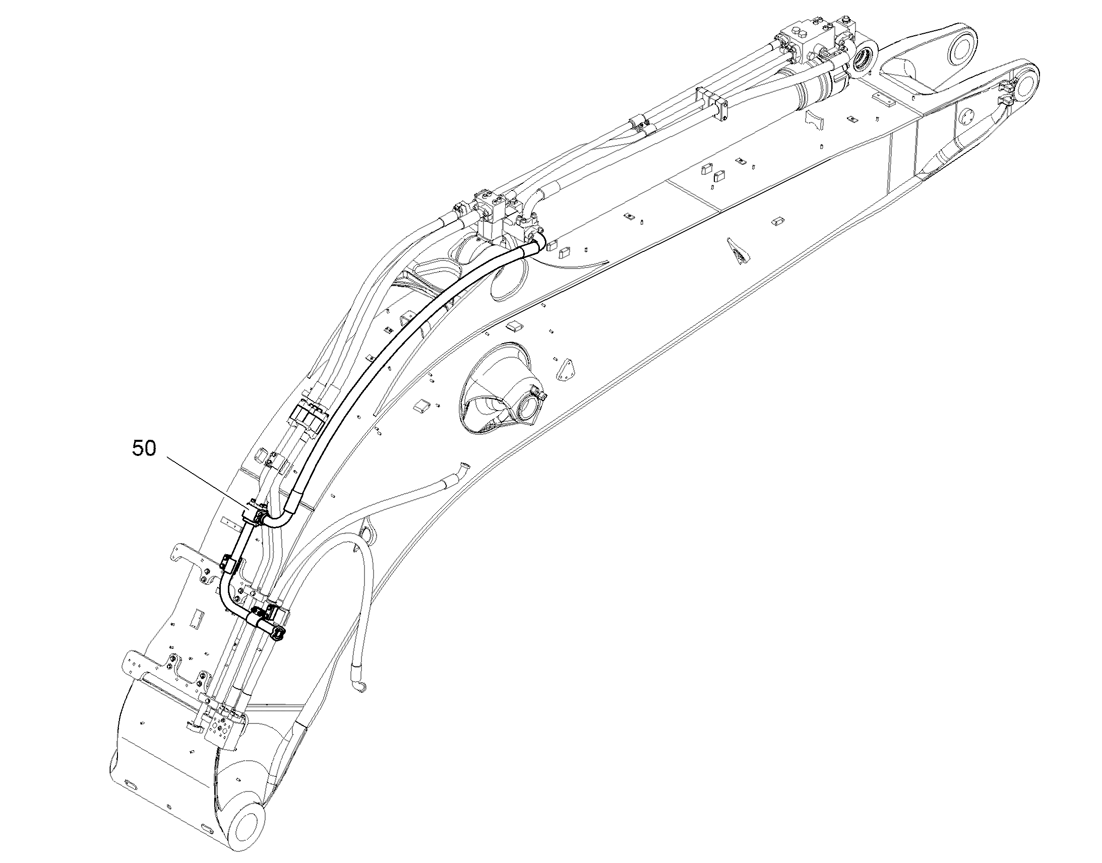 ПРОВОДКА МОНТАЖ AHS 12457682 LIEBHERR