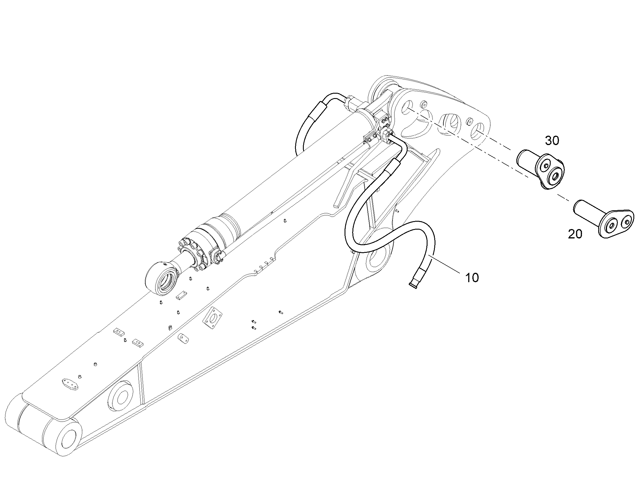 ШЛАНГОВОЕ СОЕДИНЕНИЕ ПЕРИМЕТР 12583210 LIEBHERR