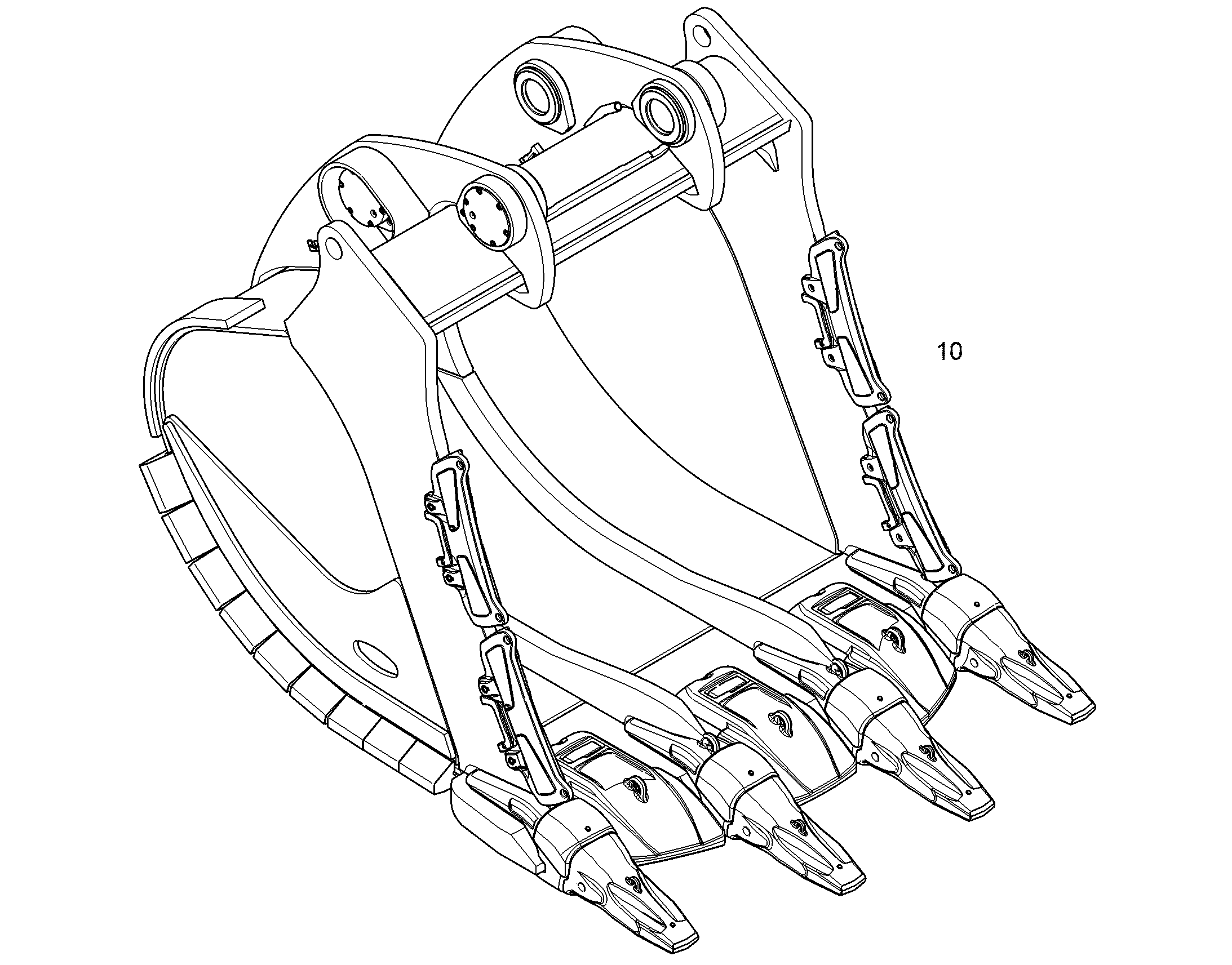 ЛОПАТА ОБРАТНАЯ HDV 2000mm 4,00m³ 13442264 LIEBHERR