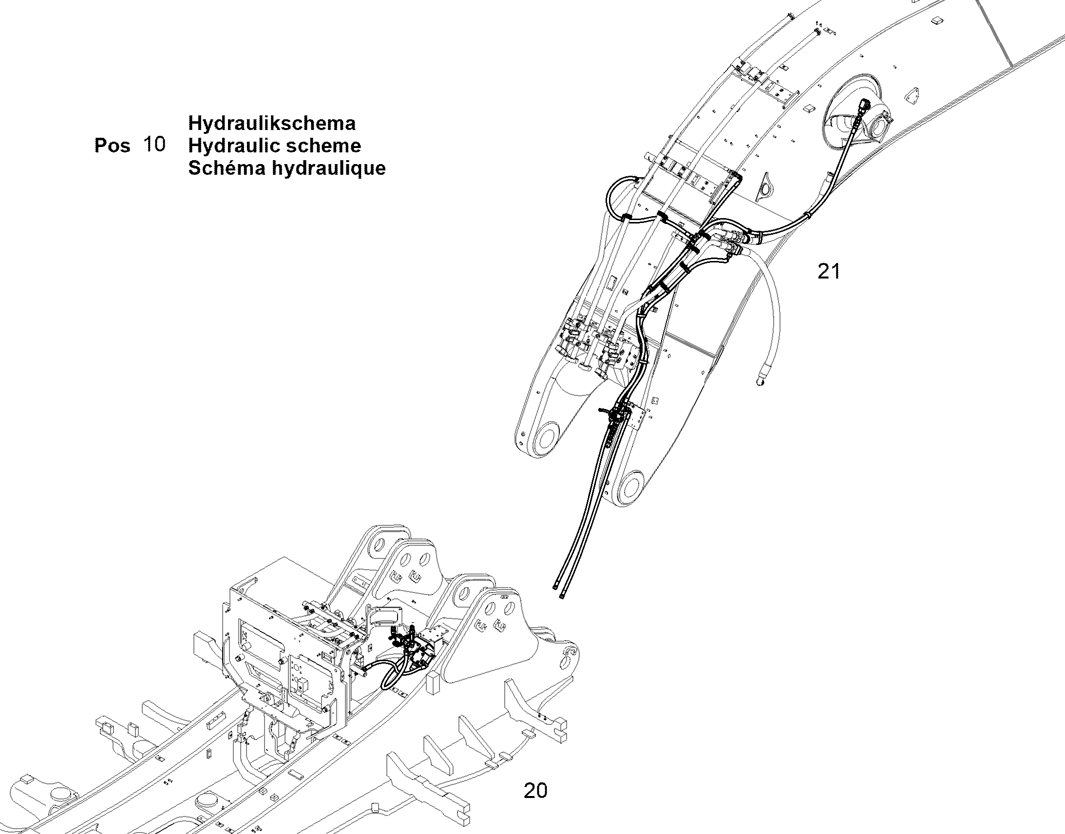 ГИДРАВЛИЧЕСКАЯ СИСТЕМА 12896359 LIEBHERR
