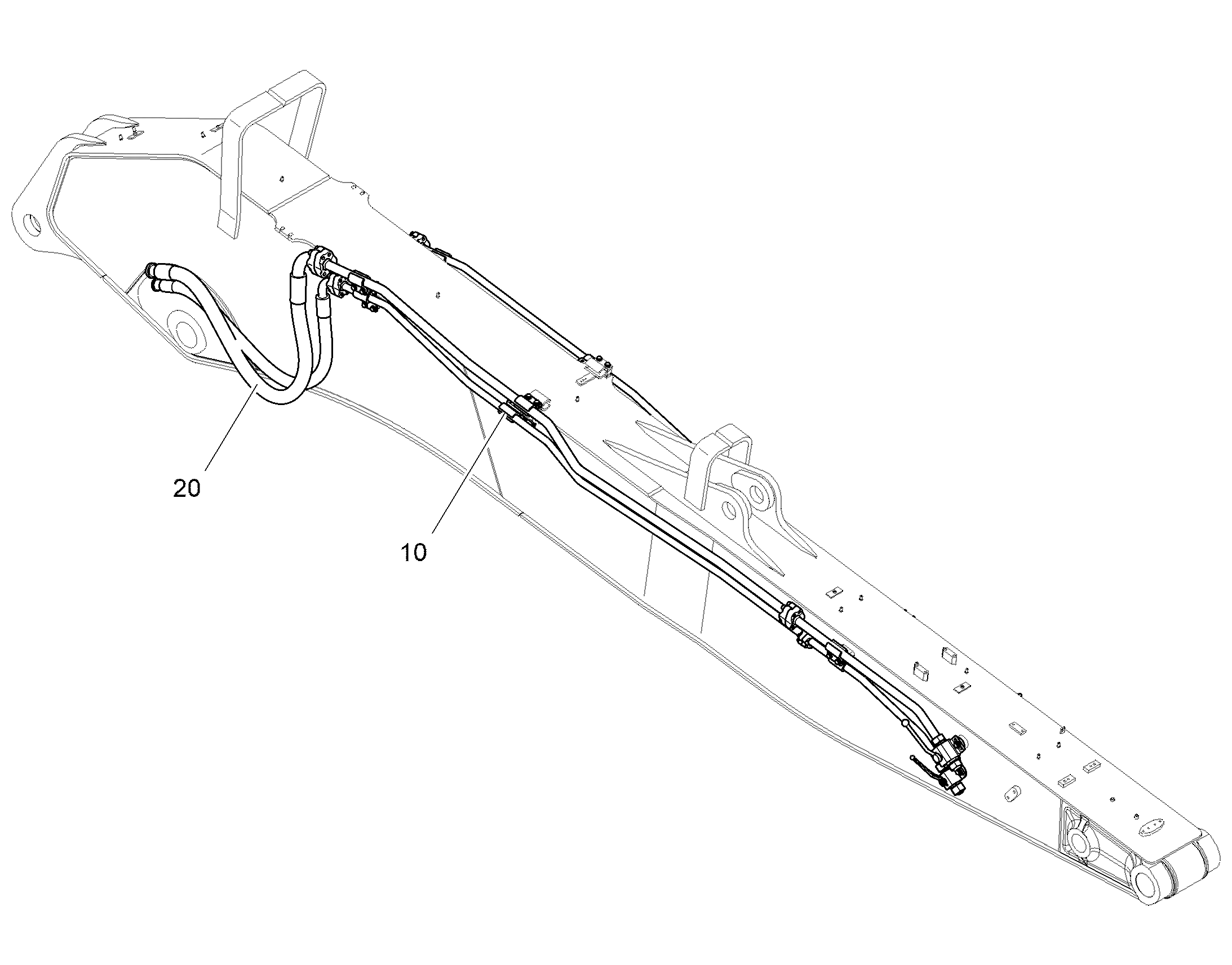 ПРОВОДКА МОНТАЖ AHS 12837969 LIEBHERR