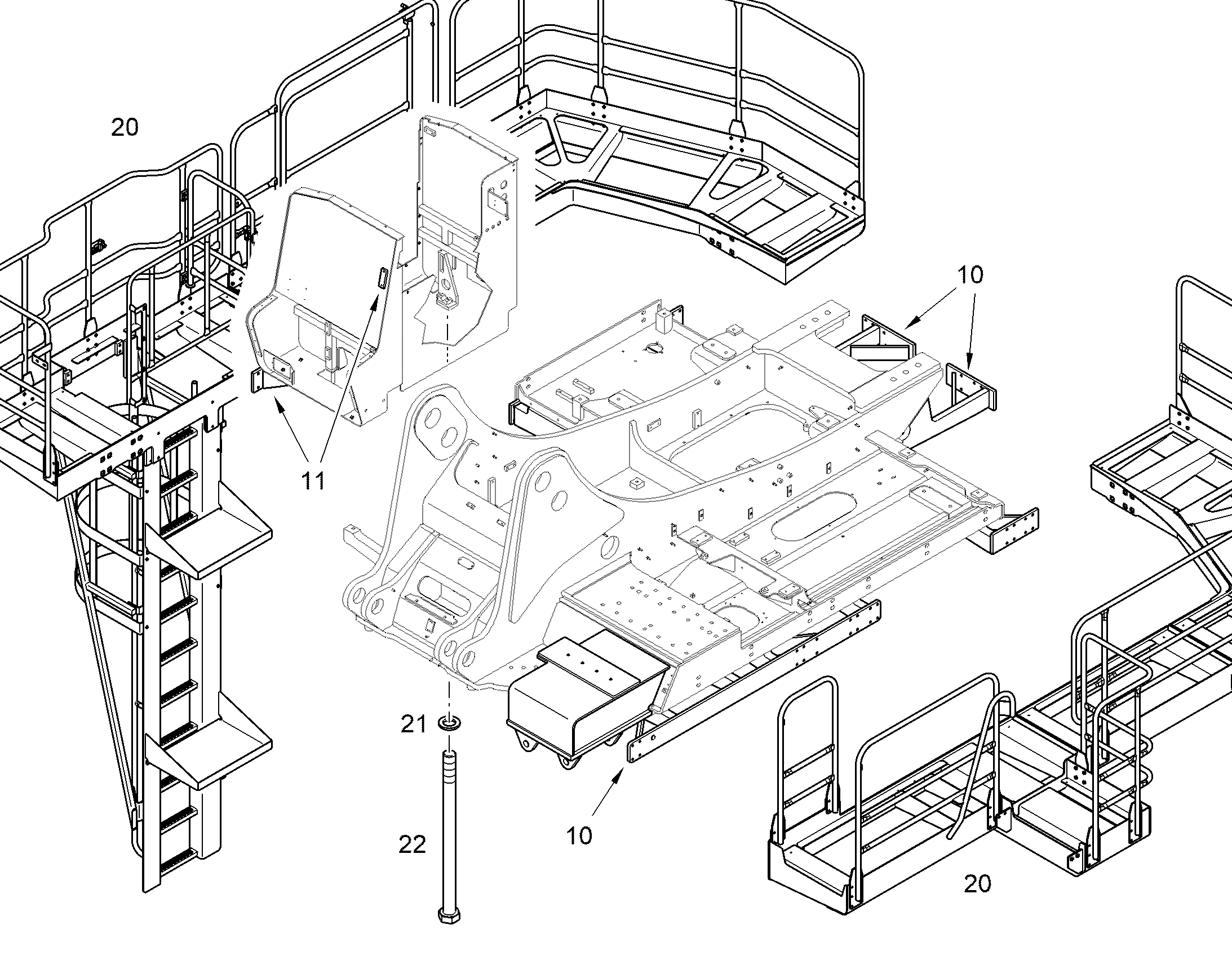 ПЕРЕОБОРУД. ПОВОР. ПЛАТФОРМЫ 12980141 LIEBHERR