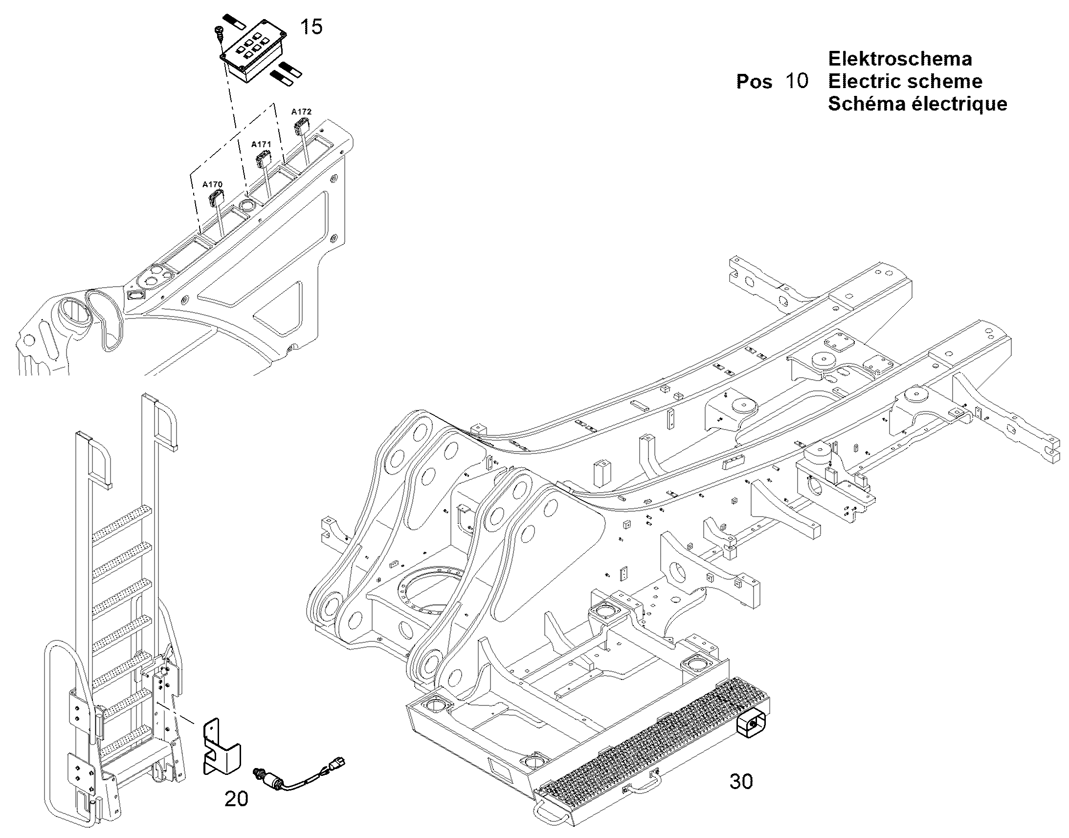 ЭЛЕКТРОСХЕМА 13453480 LIEBHERR