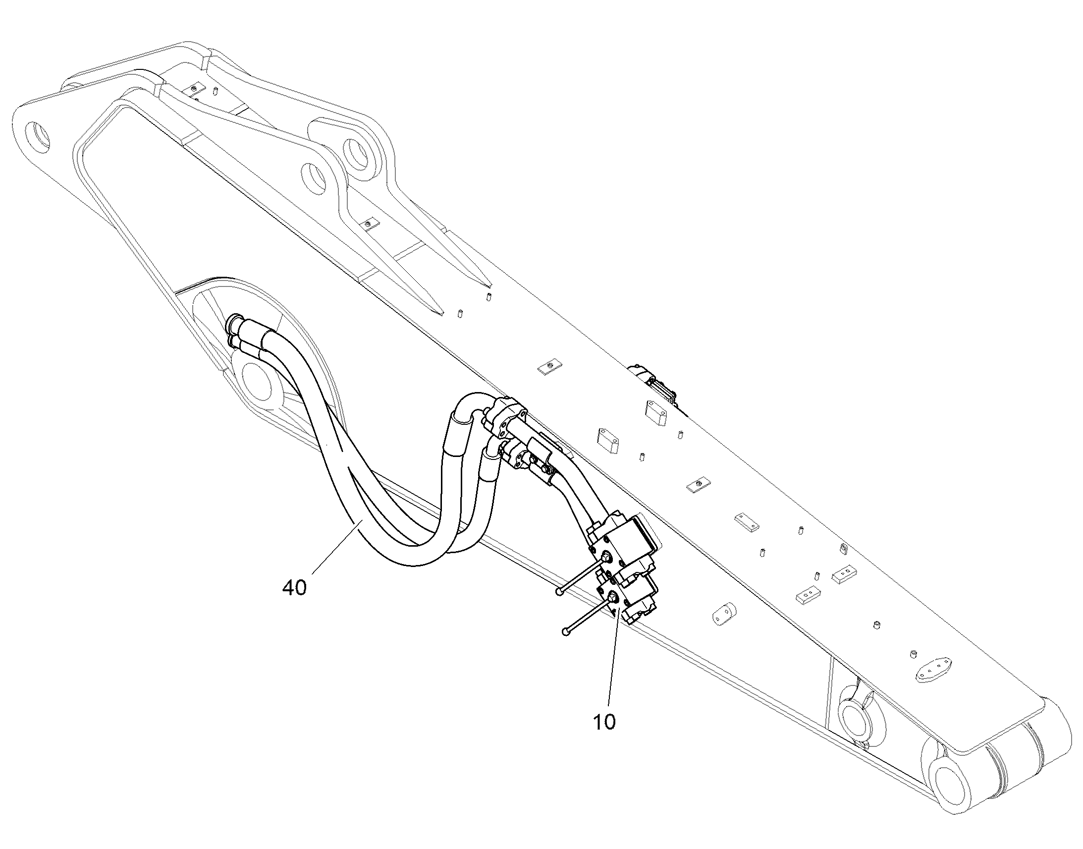 ПРОВОДКА МОНТАЖ AHS 12956840 LIEBHERR