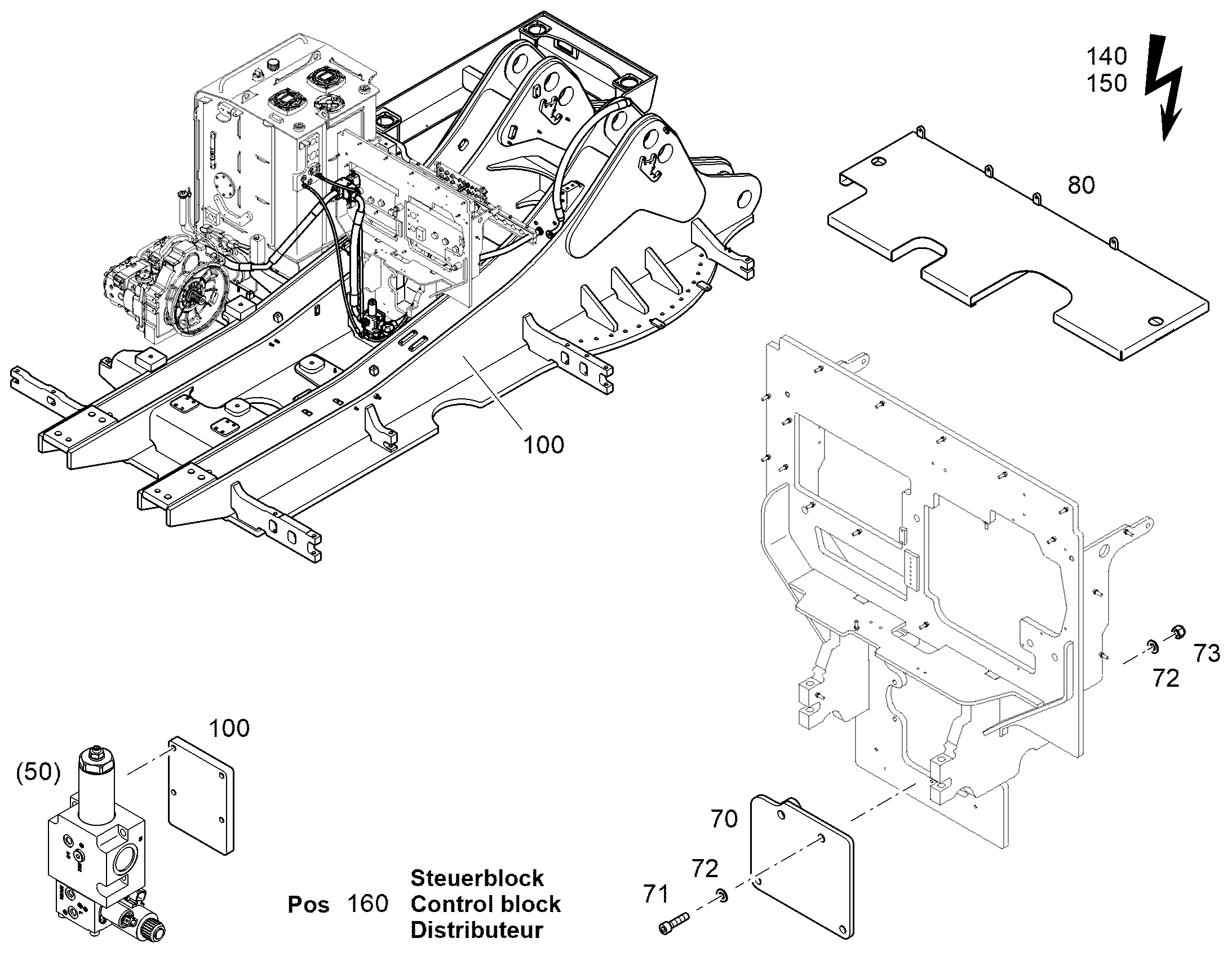 ЭЛЕКТРИЧЕСКАЯ УСТ.ПОВ. ПЛАТФ. 13466005 LIEBHERR