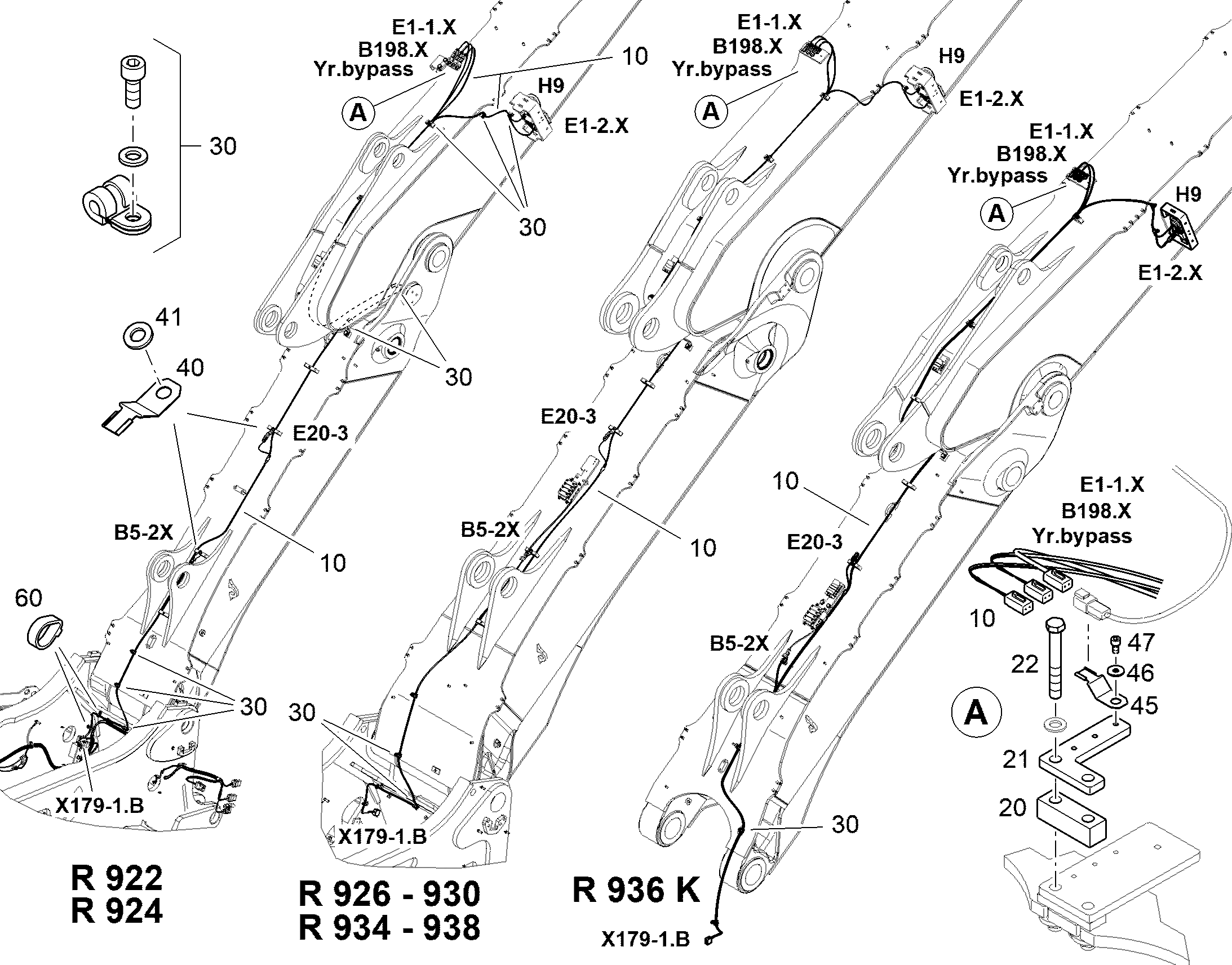 КАБЕЛЬН. КОМПЛ. КОНСОЛИ 12986351 LIEBHERR