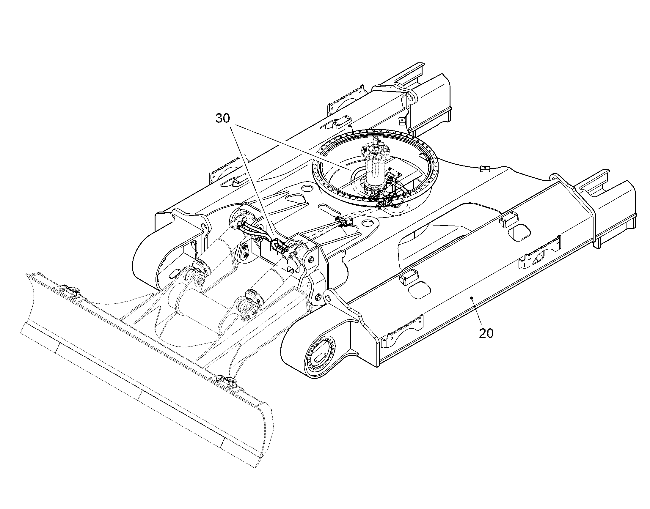 НИЖНЯЯ ТЕЛЕЖКА В СБОРЕ 12986854 LIEBHERR