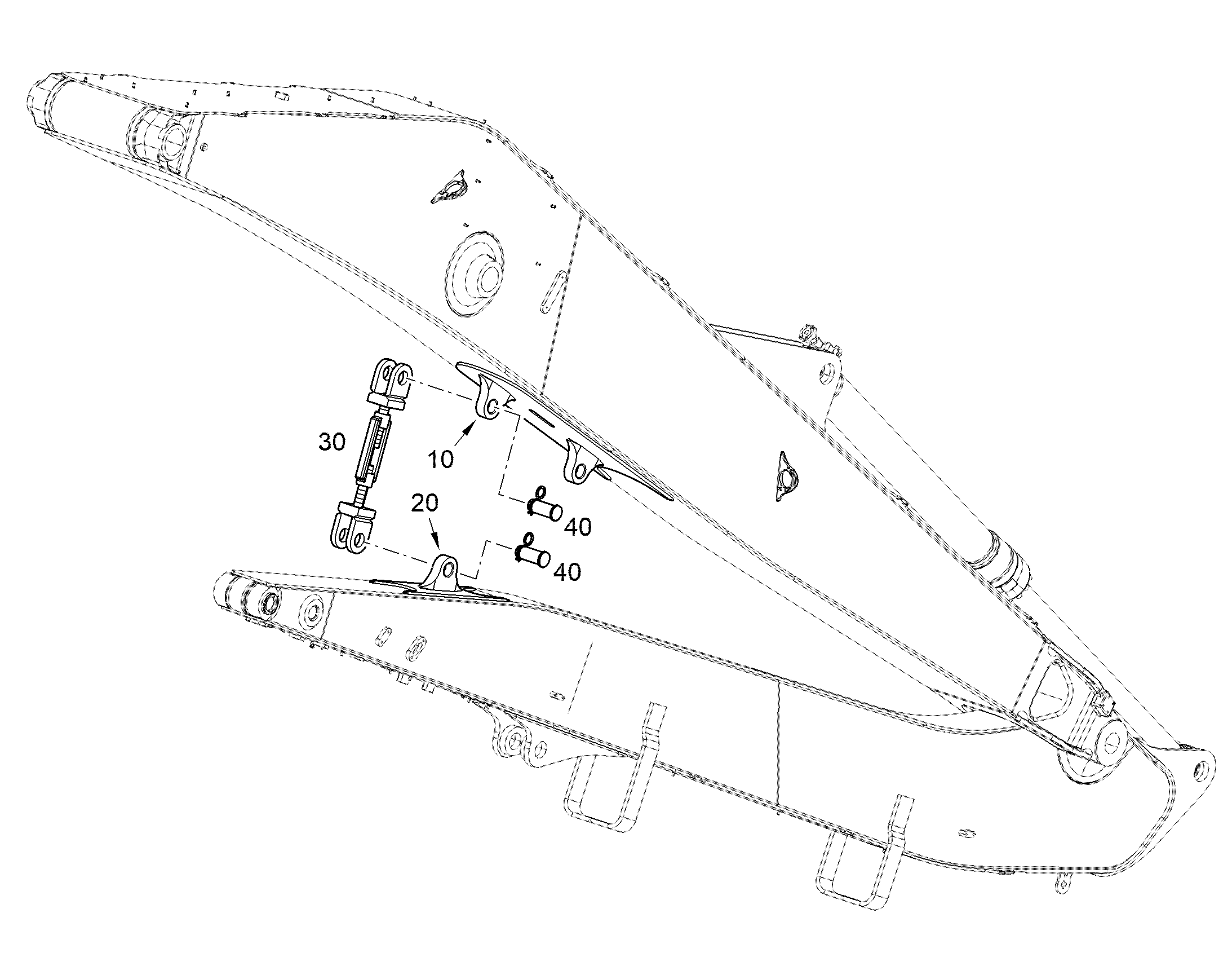РЕКОНСТР.- ОДНОКОРП.СТРЕЛА 13447703 LIEBHERR