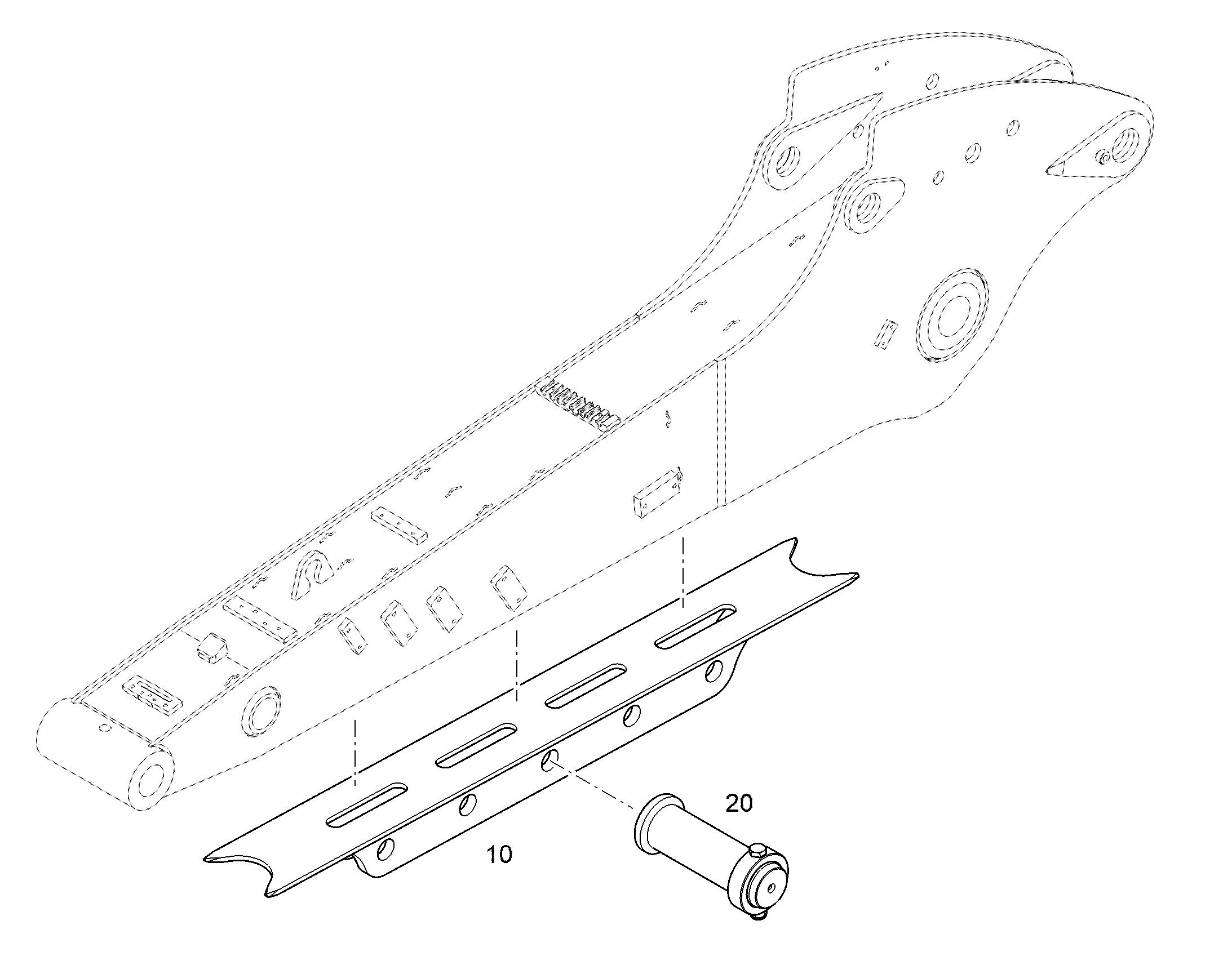 ПРОУШИНА ПОДВЕСНАЯ 16T 12965630 LIEBHERR
