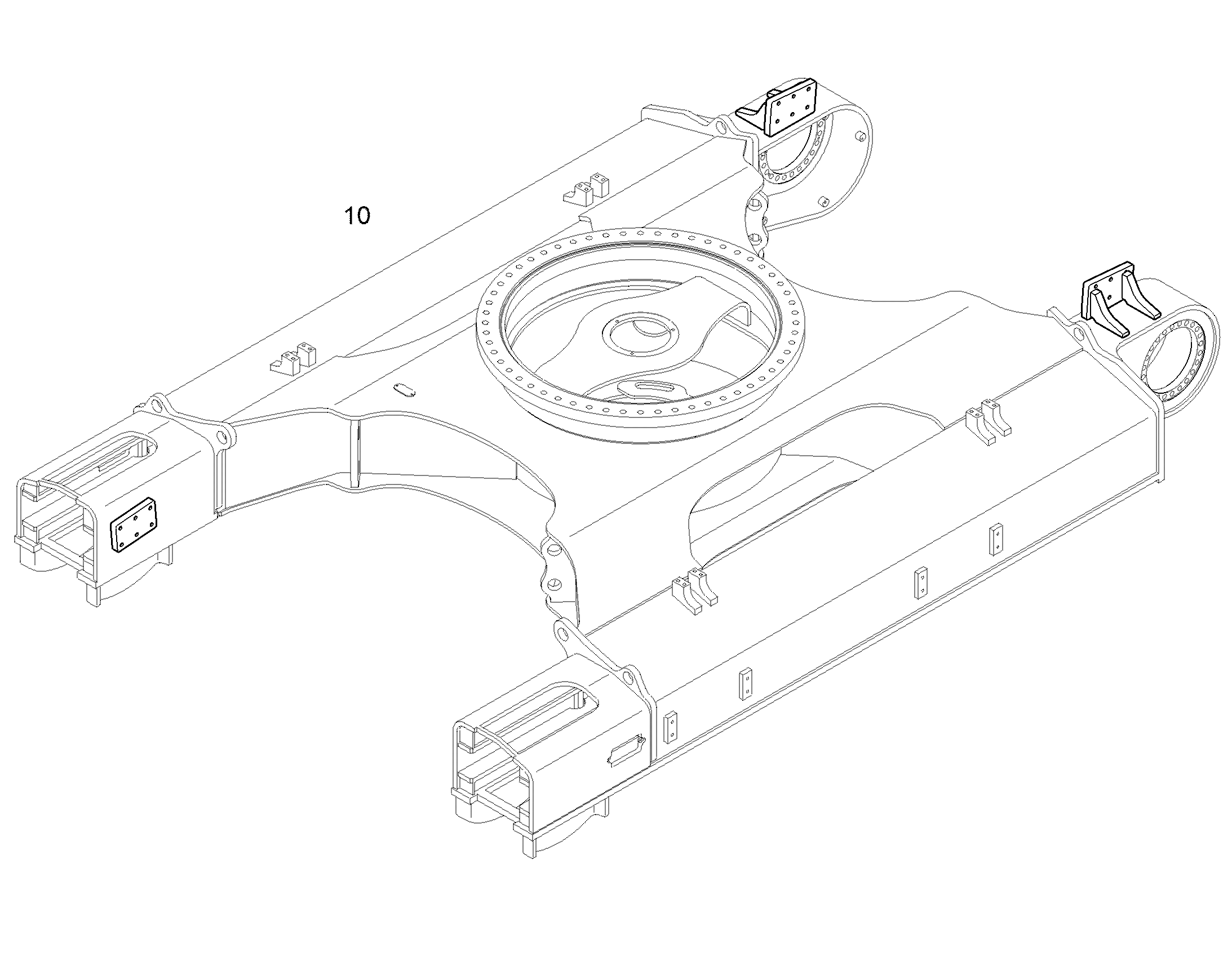 MODIFICATION UNDERCARRIAGE STB 12408085 LIEBHERR