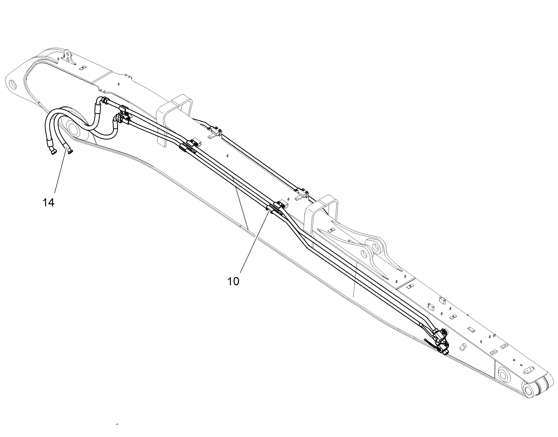 ПРОВОДКА МОНТАЖ AHS 12976555 LIEBHERR