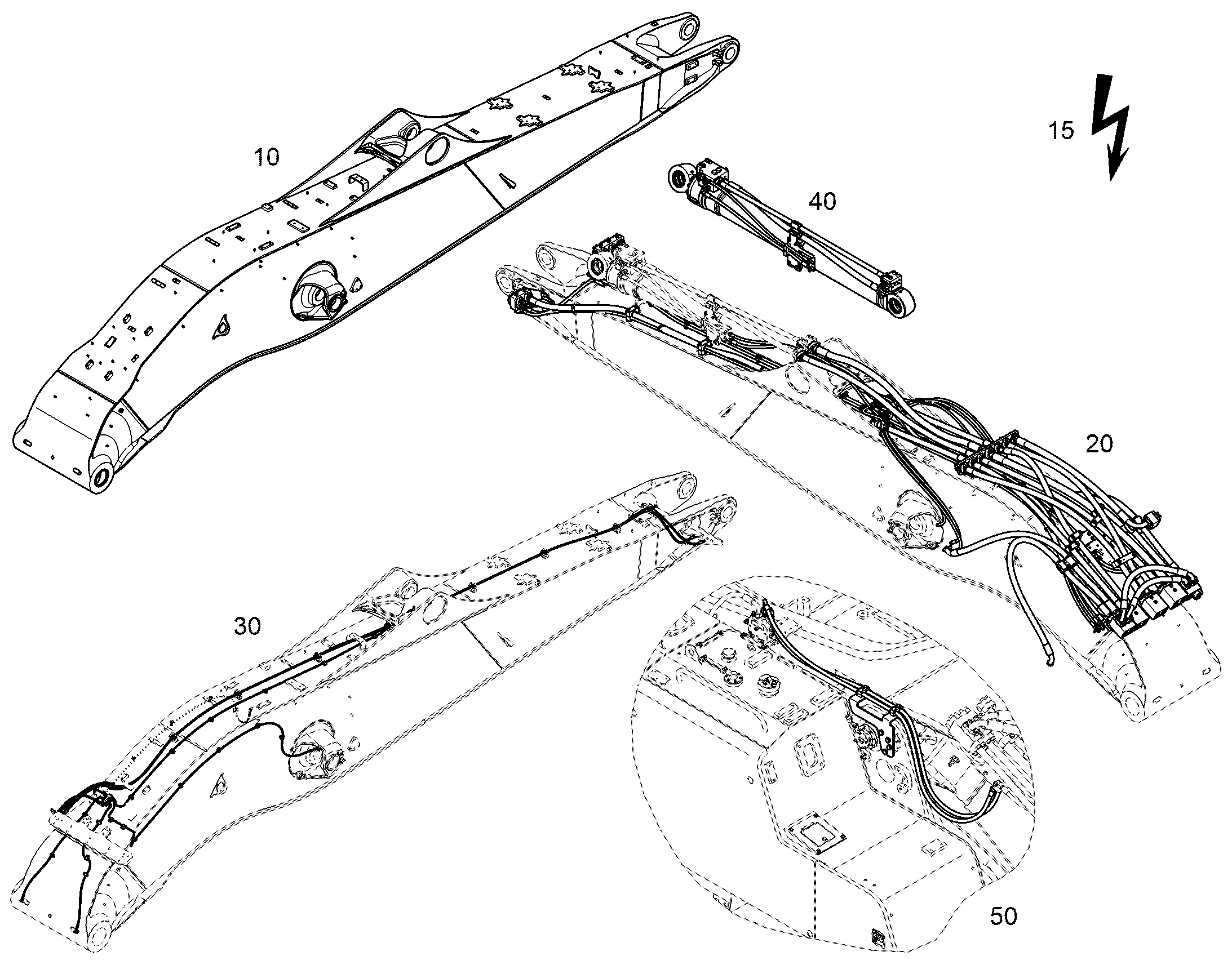 СТРЕЛА ОДНОКОРПУСНАЯ ВЫДВИНУТА 8,00M 13451660 LIEBHERR