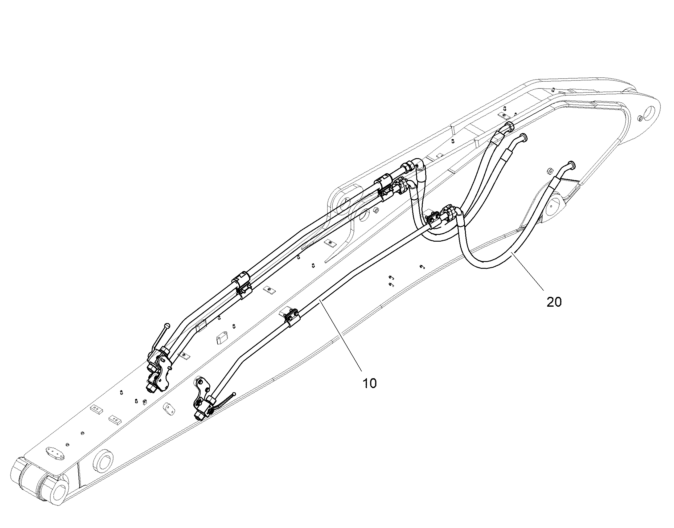 ПРОВОДКА МОНТАЖ AHS 12967867 LIEBHERR