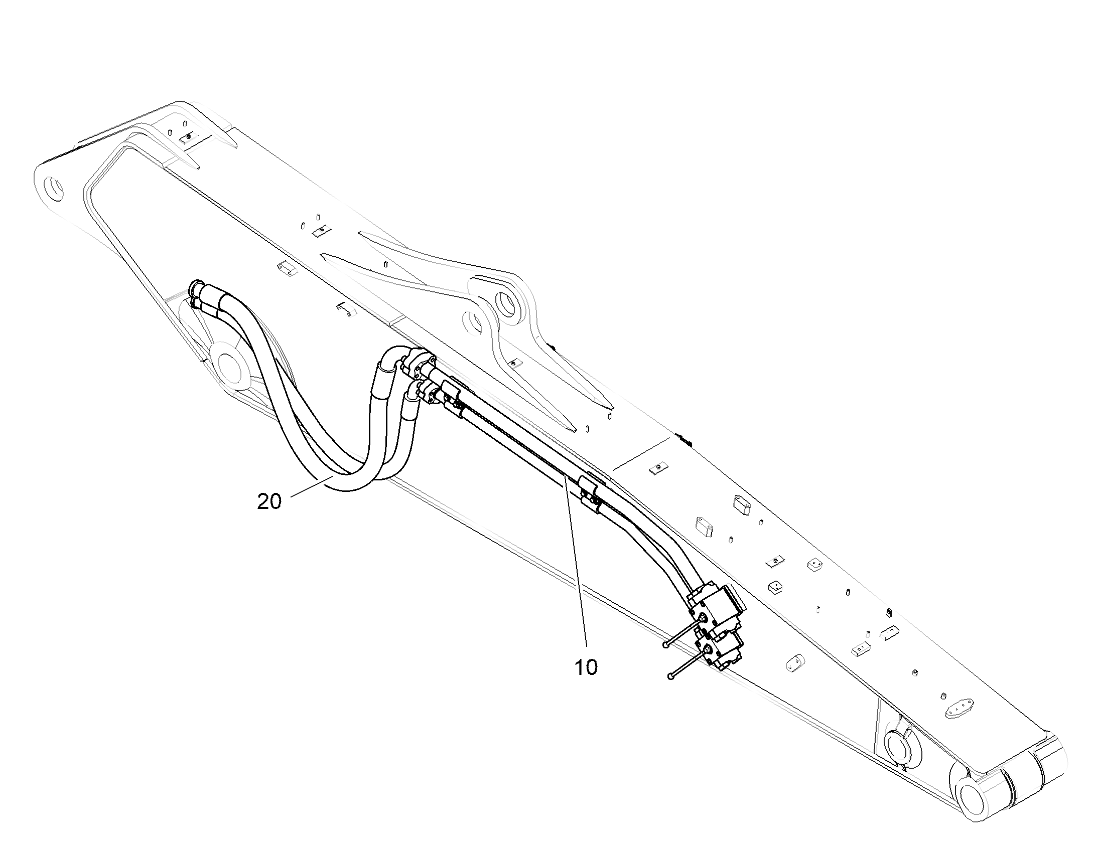 ПРОВОДКА МОНТАЖ AHS 3,95M 13433169 LIEBHERR