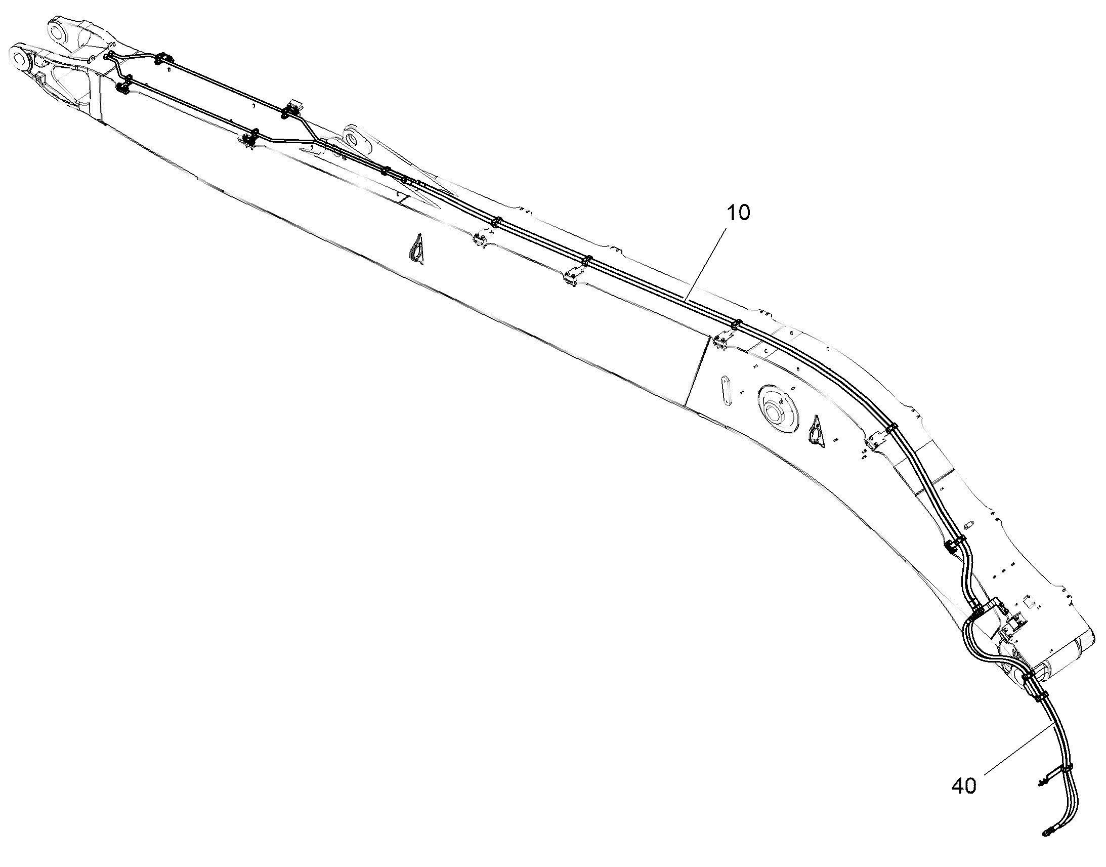 ПРОВОДКА ПРИВОД МЕХ. ПОВОРОТА 12815627 LIEBHERR