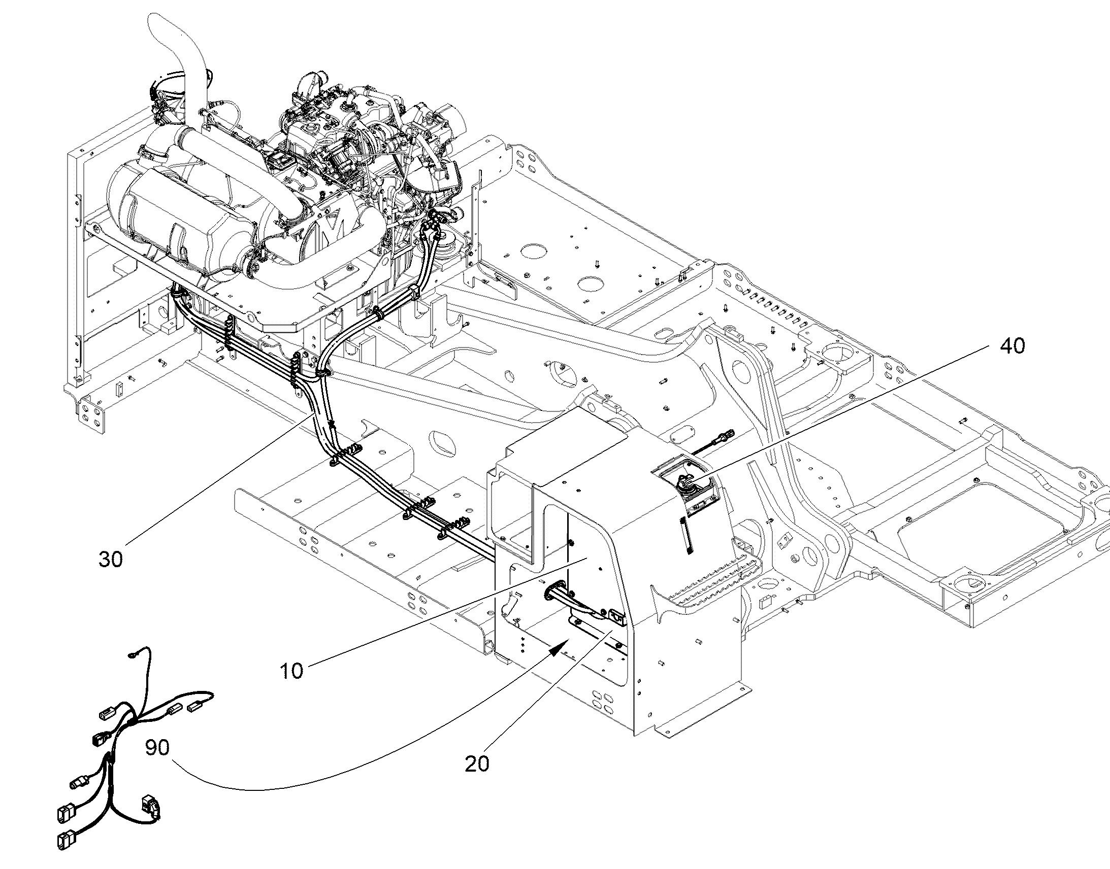 ЛИНИИ ДЛЯ МОЧЕВИНЫ МОНТАЖ 13493140 LIEBHERR