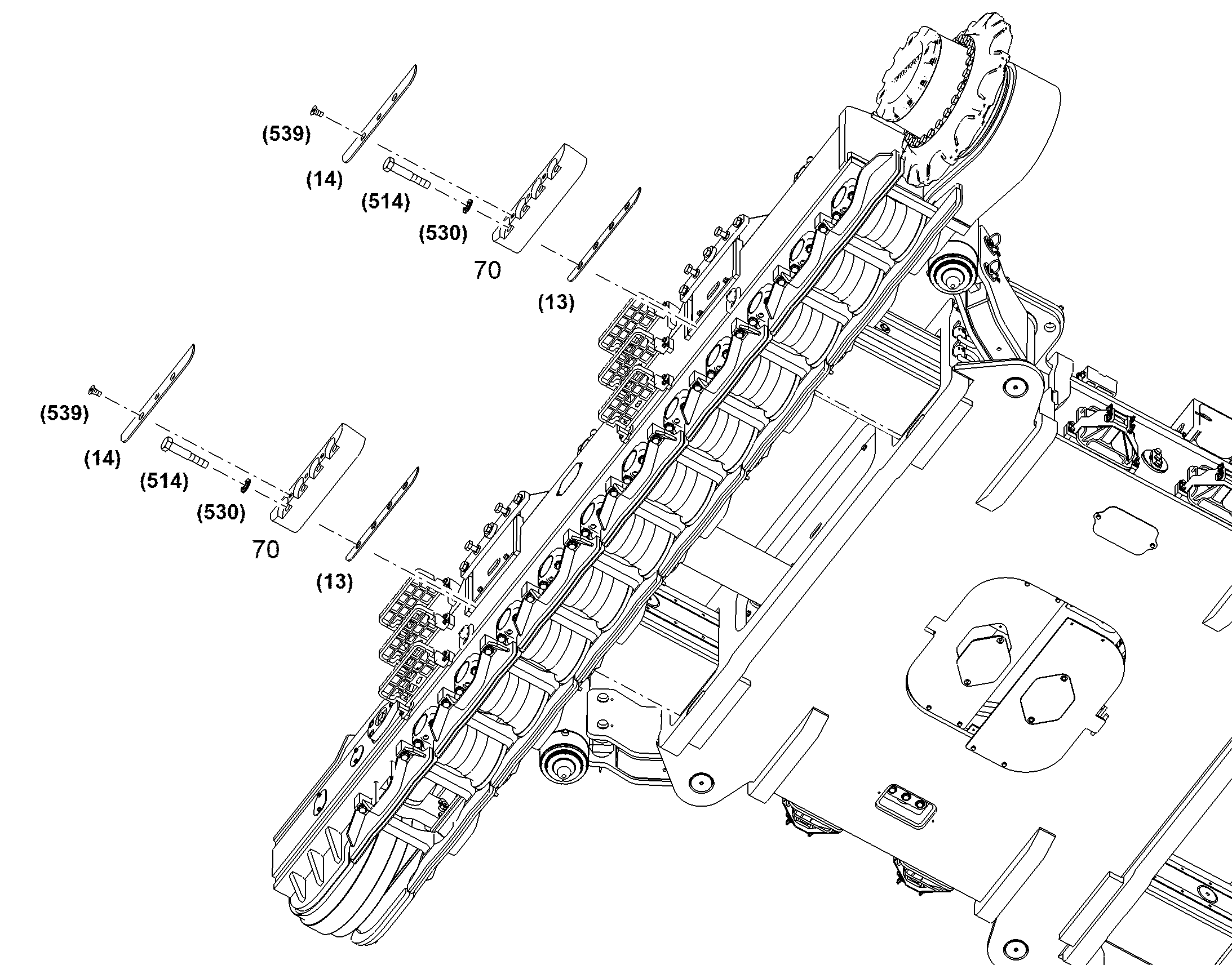 РАСПОРКА 12275251 LIEBHERR