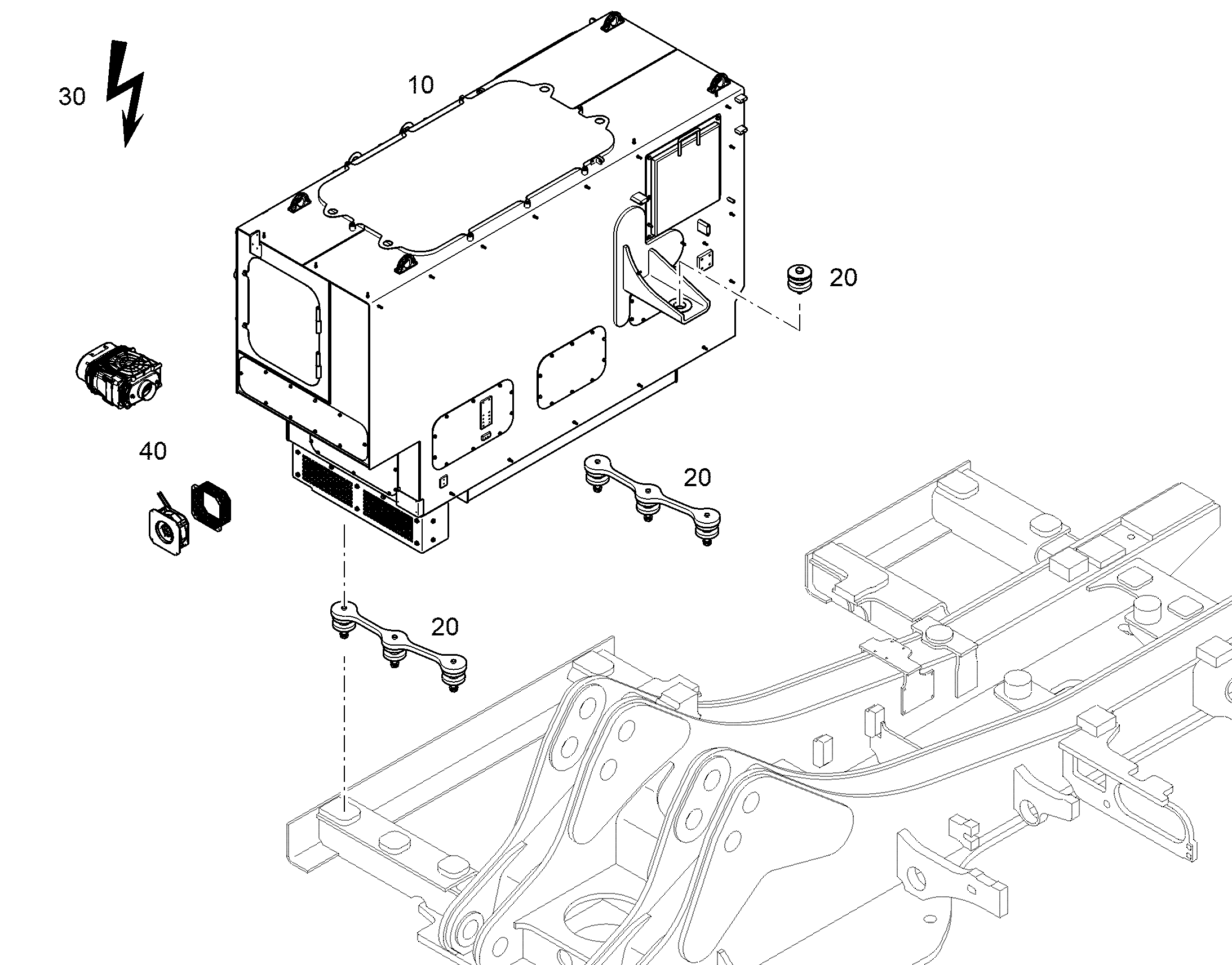 ДЕТАЛИ КРЕПЛЕНИЯ 12930136 LIEBHERR