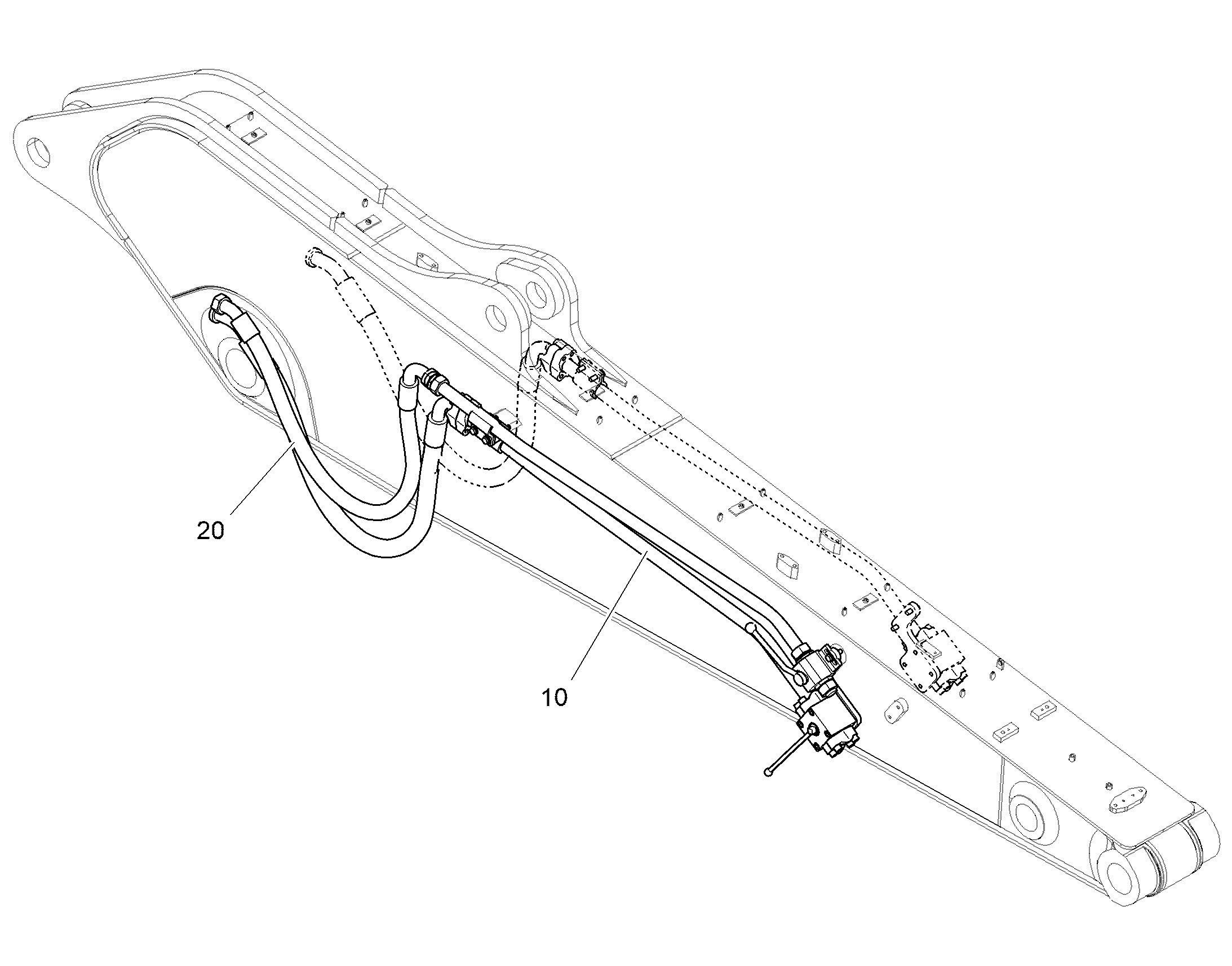 ПРОВОДКА МОНТАЖ AHS F.Bypass 12986864 LIEBHERR