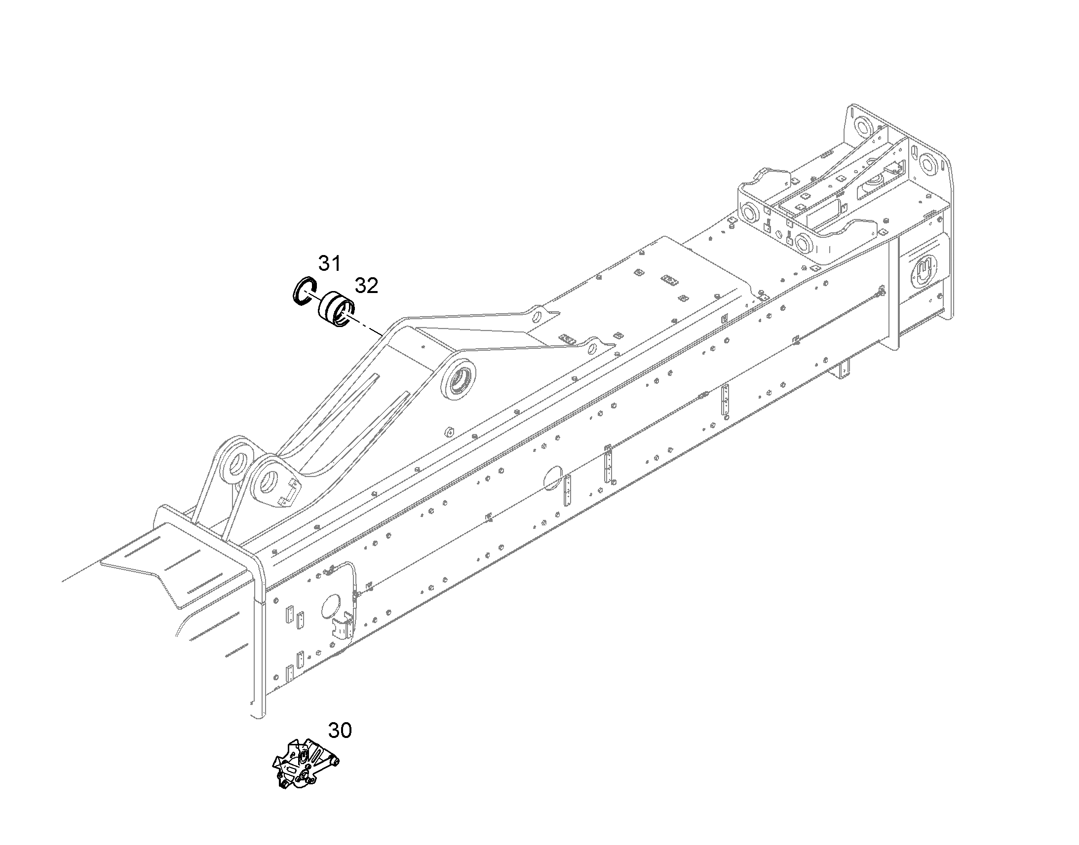 РАСПОРКА 12276735 LIEBHERR