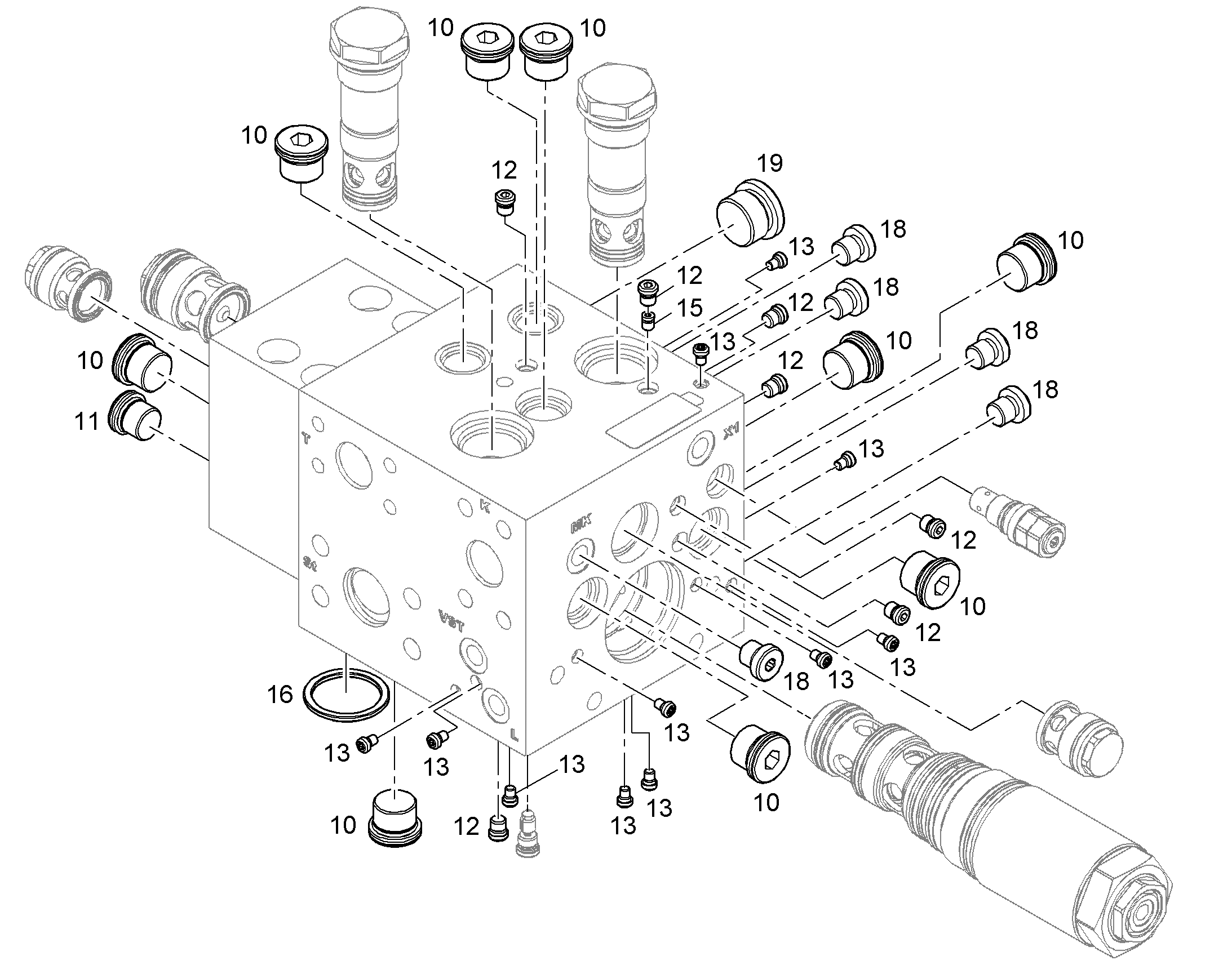 СОПЛО 12279505 LIEBHERR