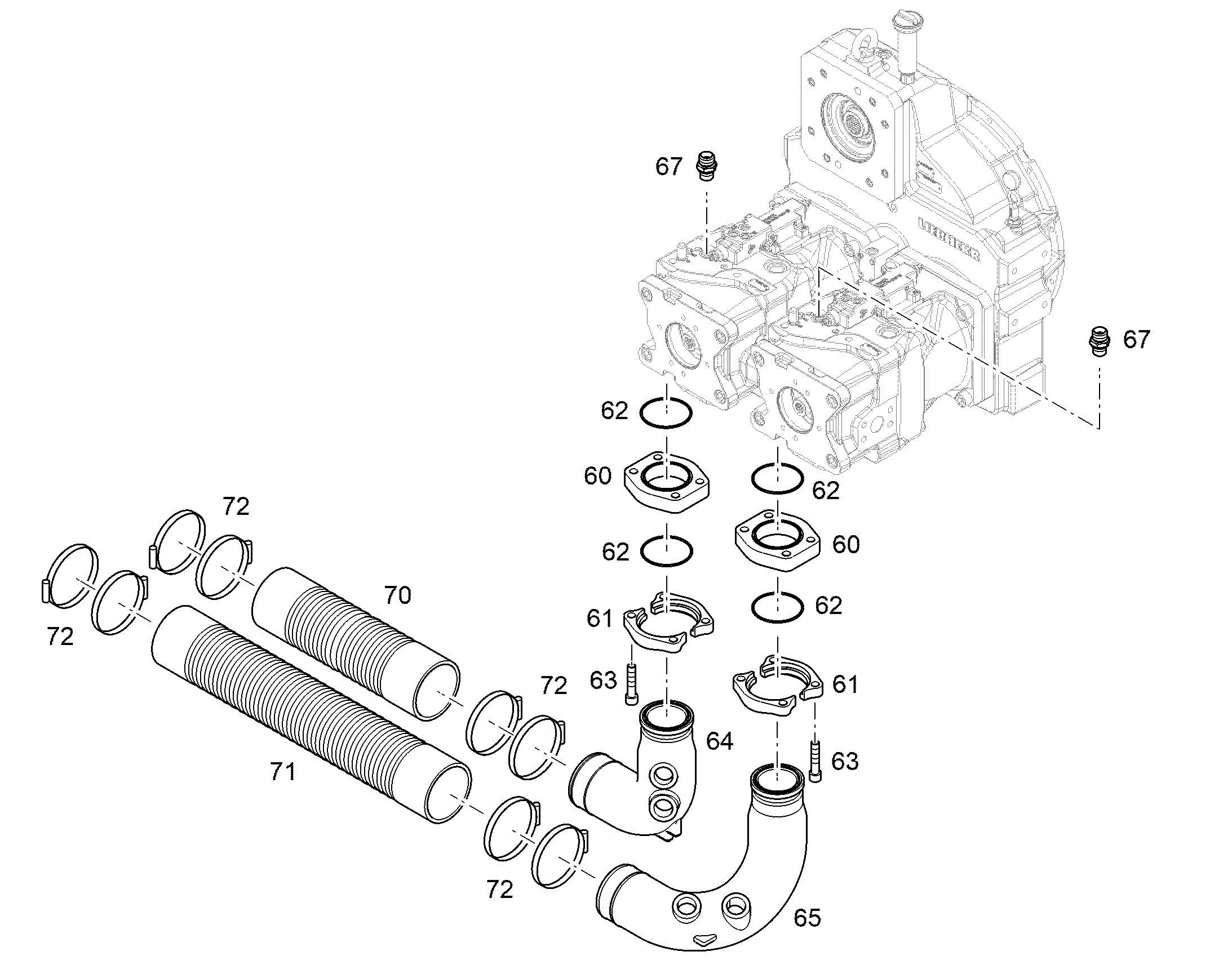 ПРОСТАВКА 1/2' 12913006 LIEBHERR