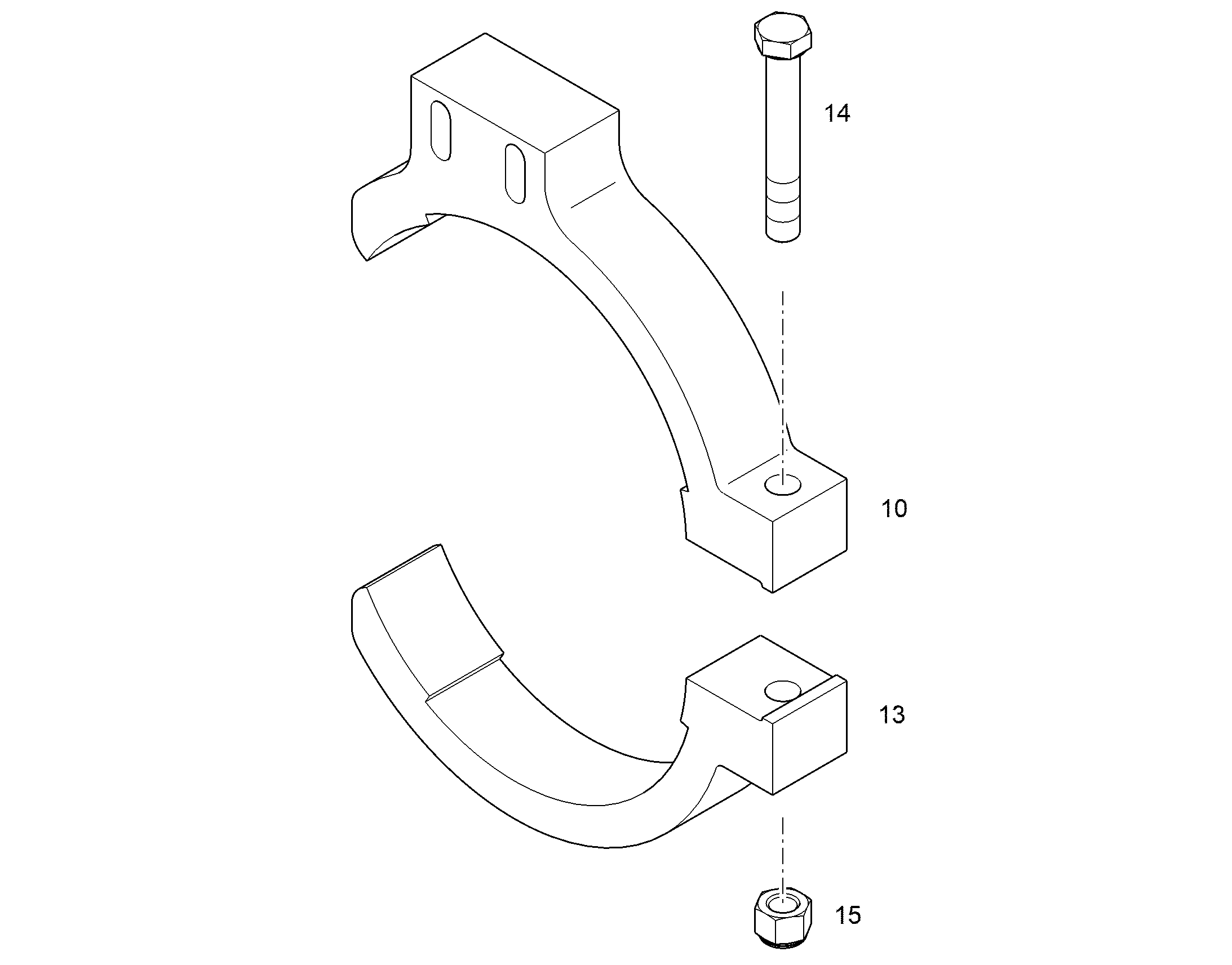 ПОЛУХОМУТИК d=230 12896313 LIEBHERR