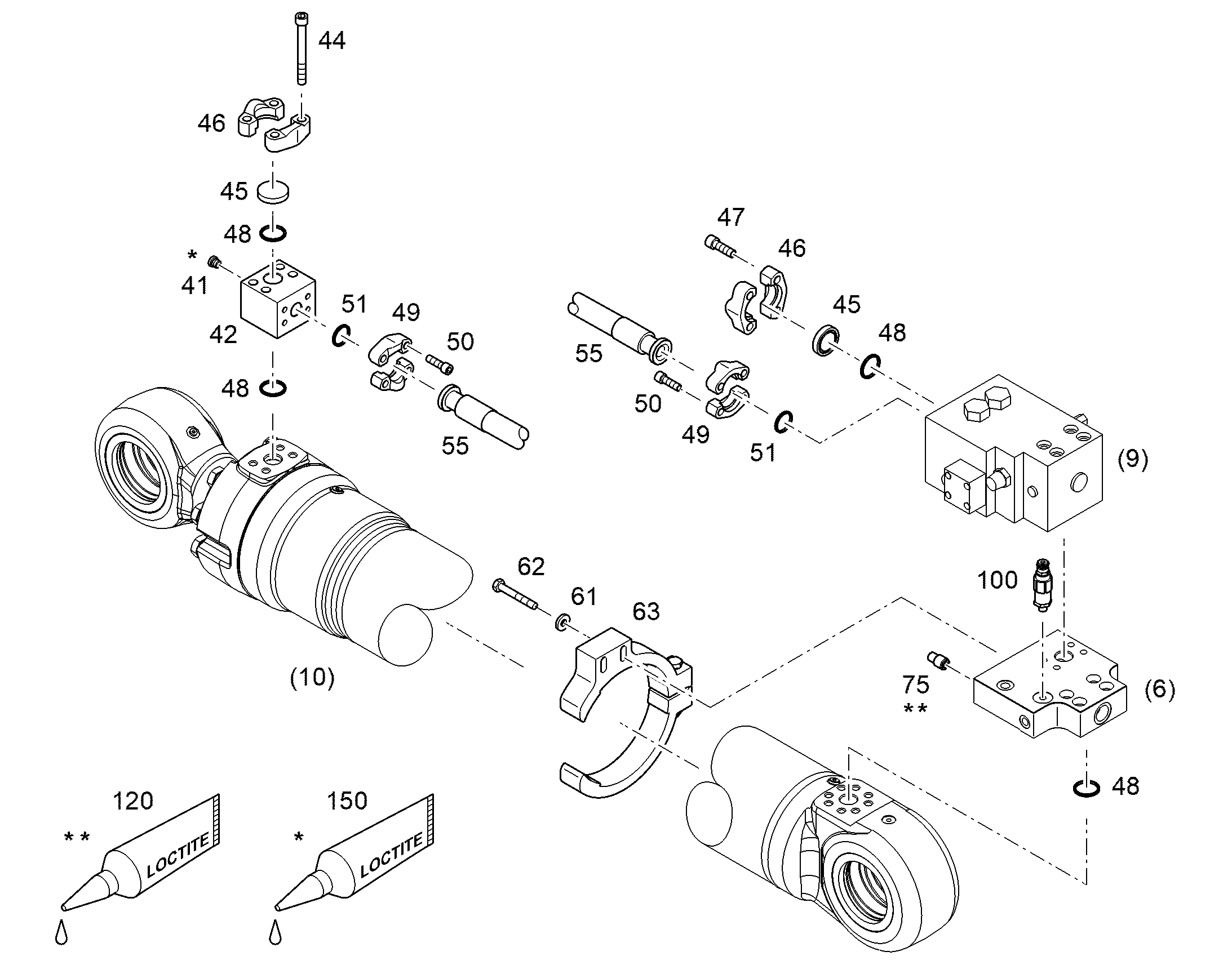 СКОБА d=230 12896311 LIEBHERR