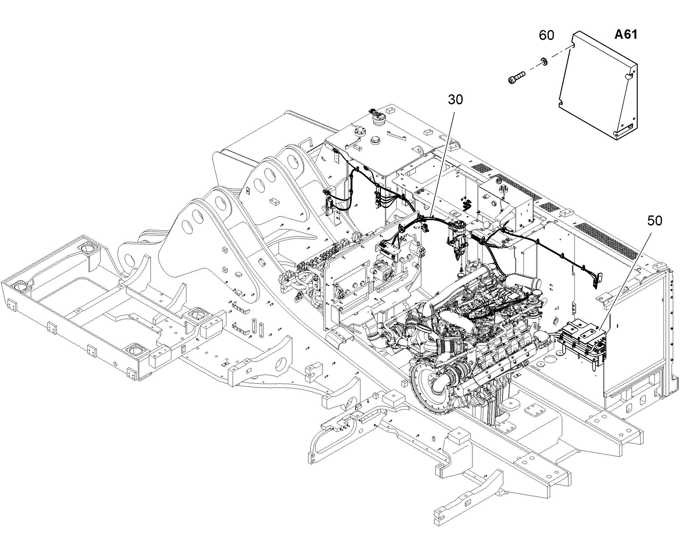 INSTALLATION WIRING HARNESS 12934788 LIEBHERR